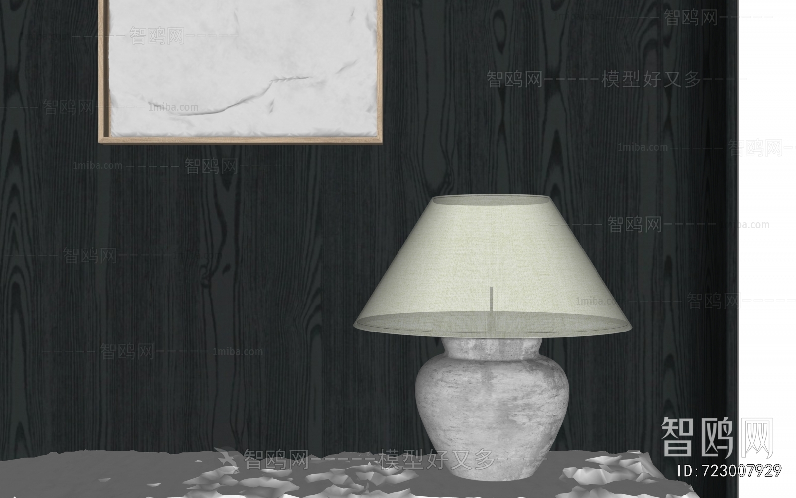 Wabi-sabi Style Table Lamp