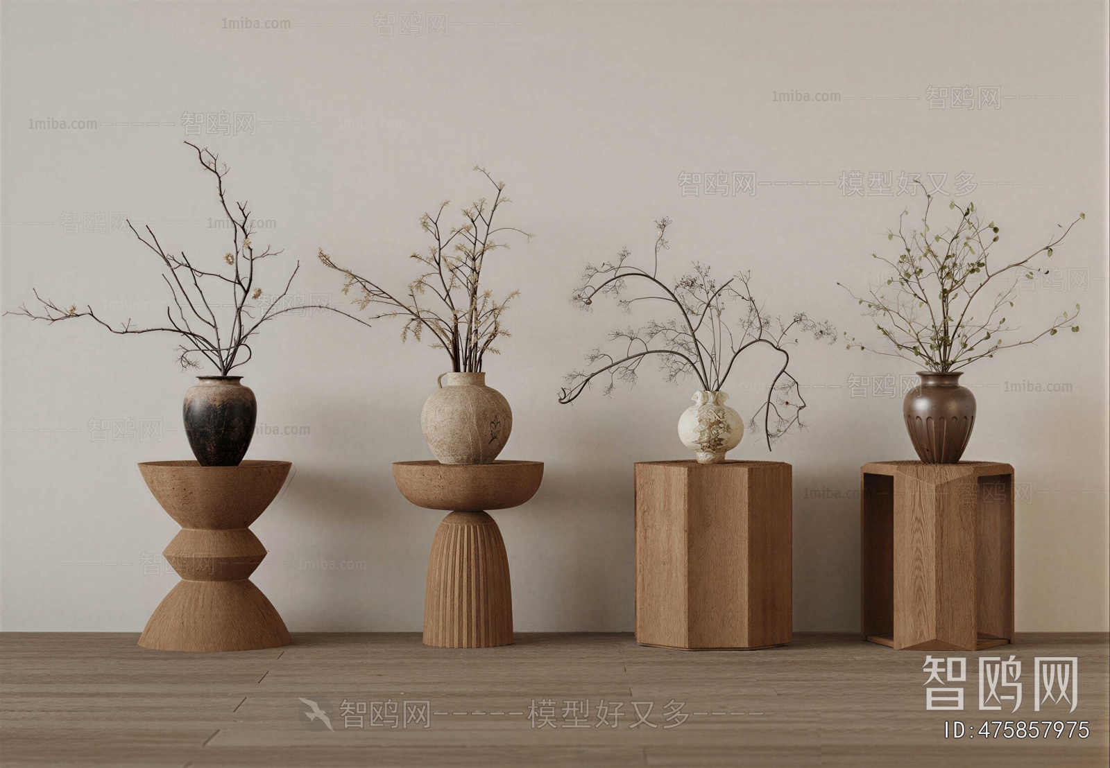 Wabi-sabi Style Dried Branch