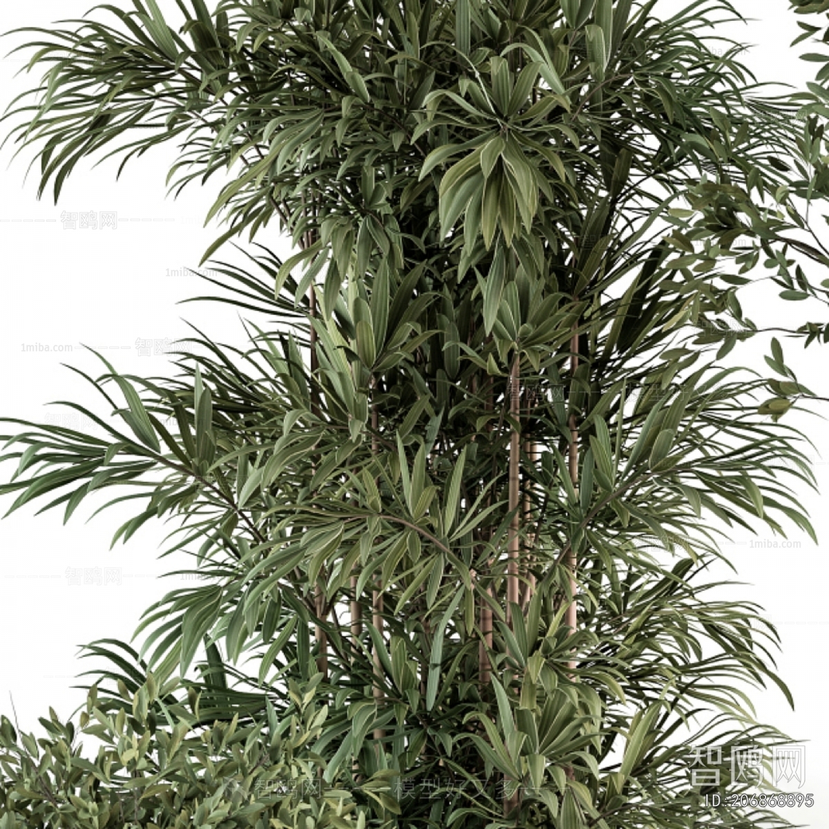 Modern Ground Green Plant Potted Plants