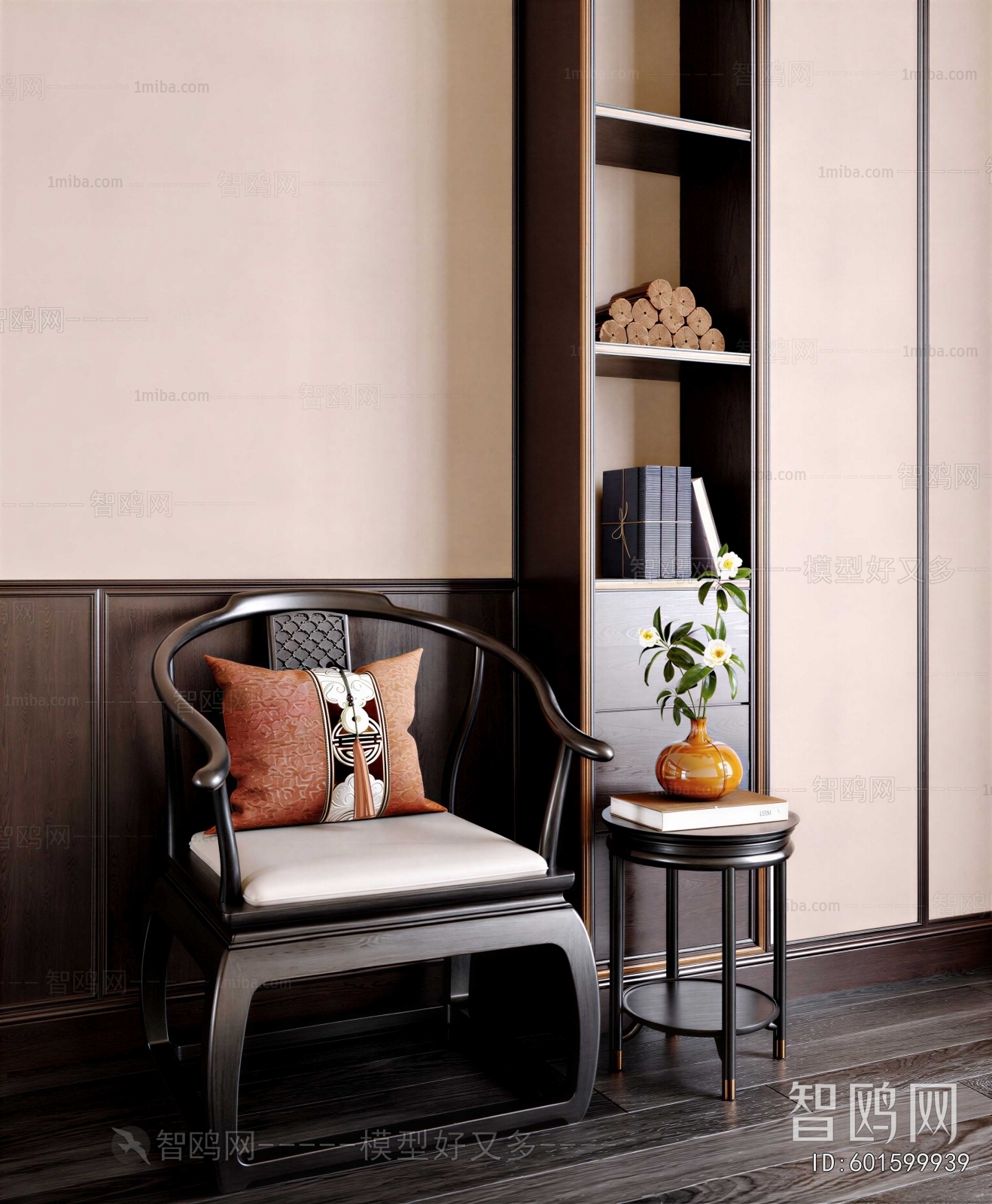 New Chinese Style Lounge Chair