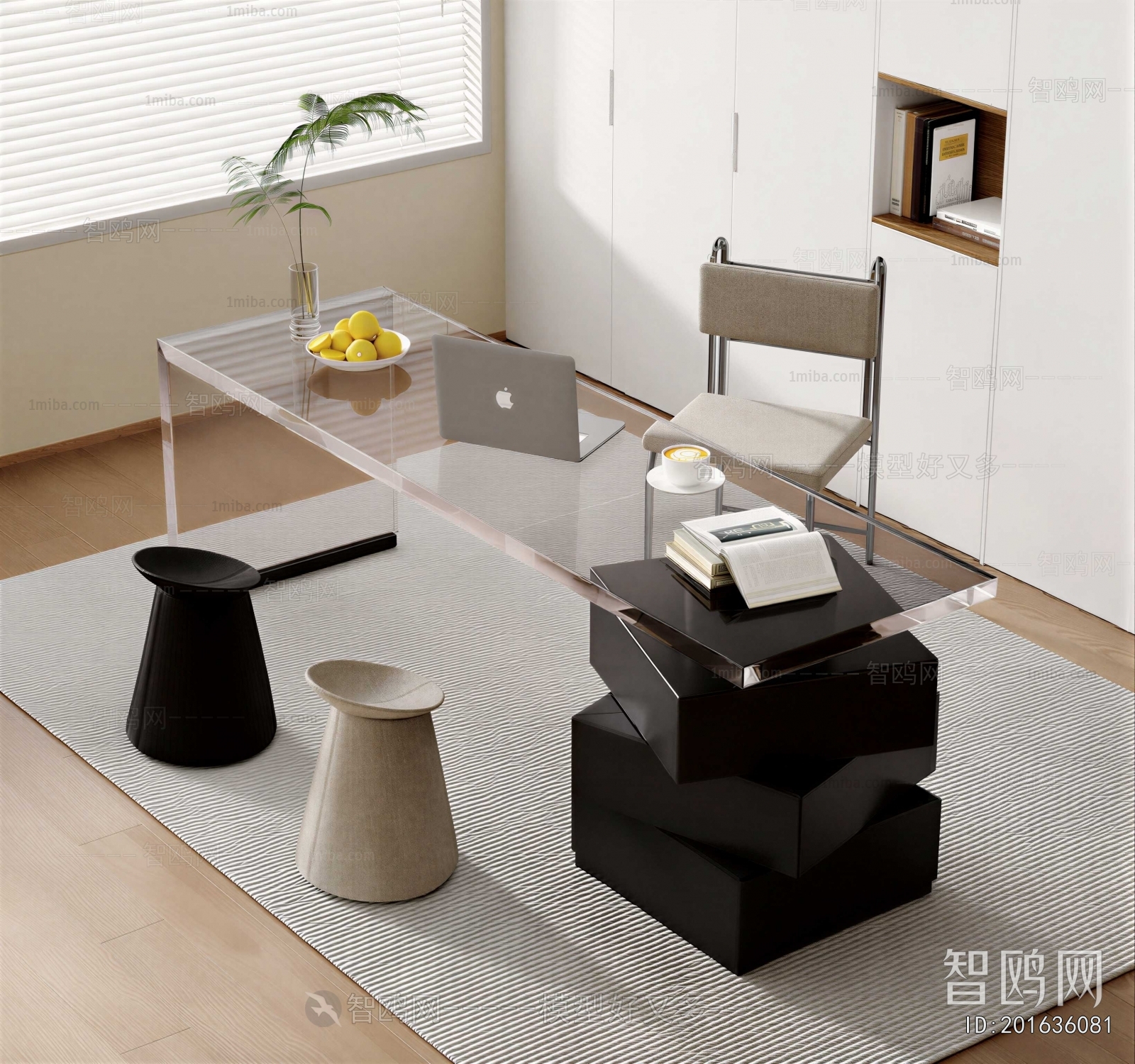 Modern Computer Desk And Chair