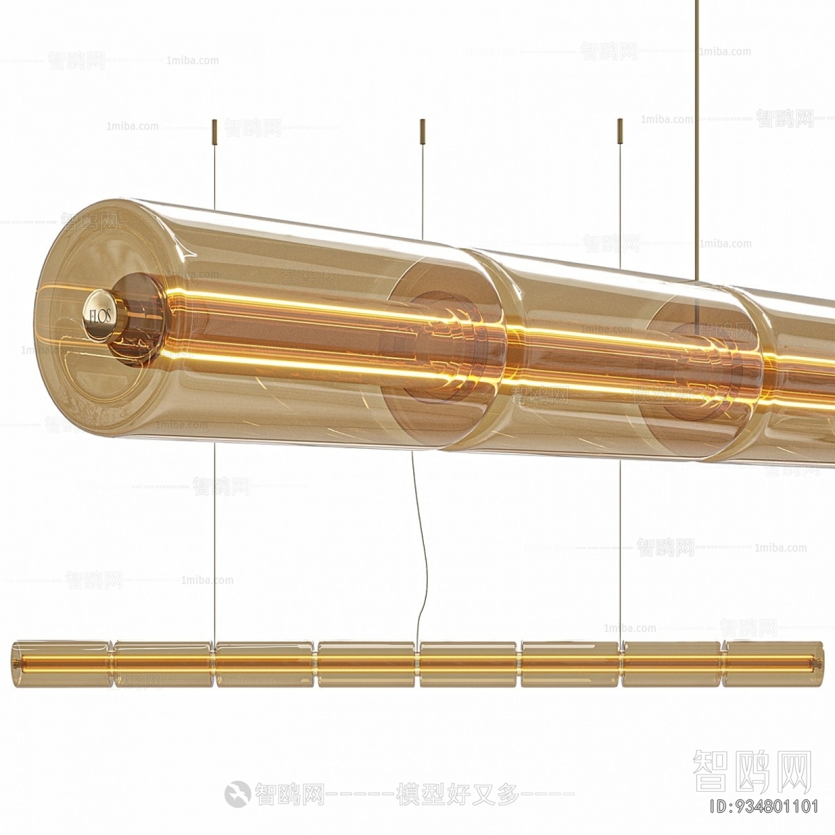 Modern Long Chandelier