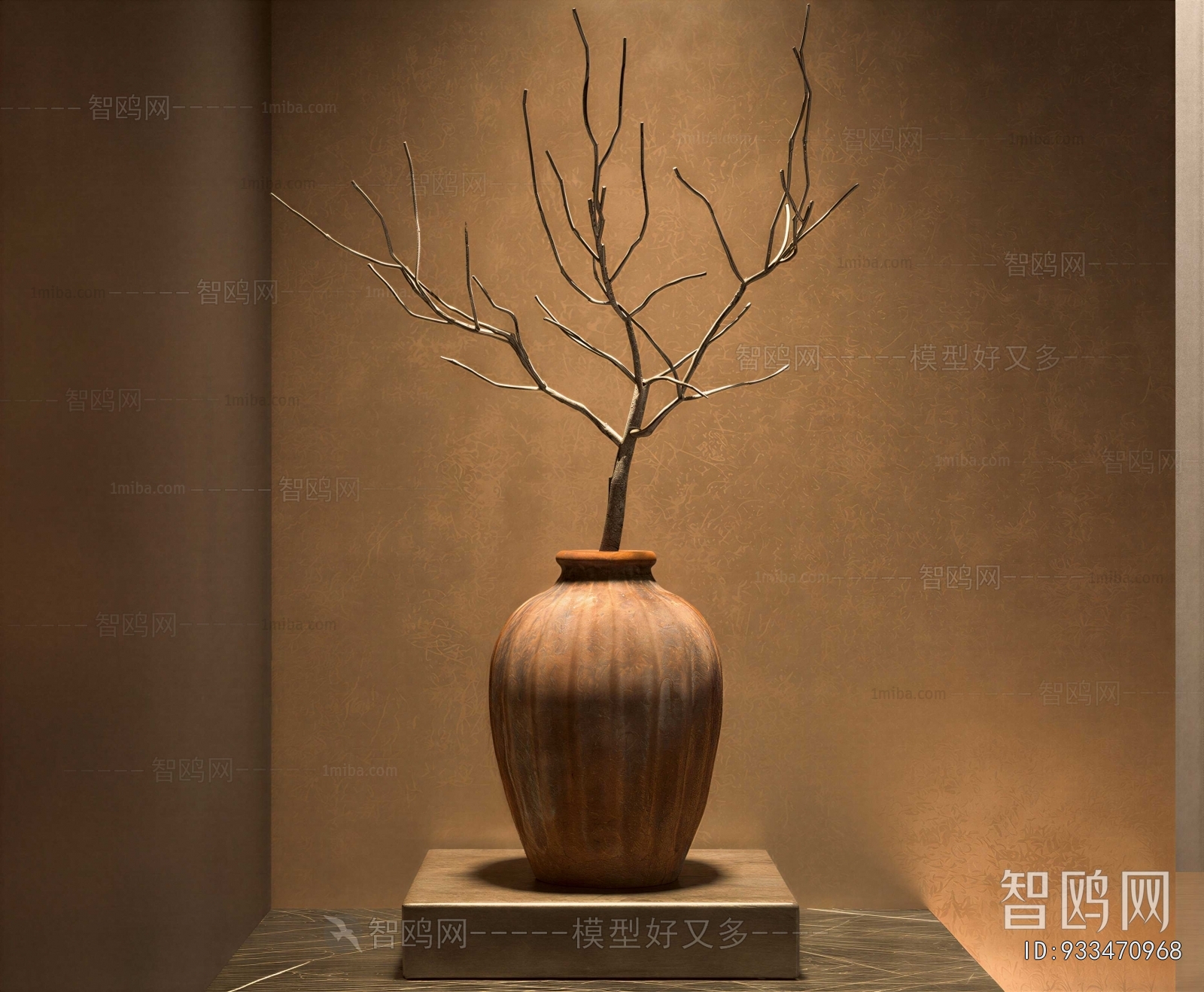 Wabi-sabi Style Dried Branch