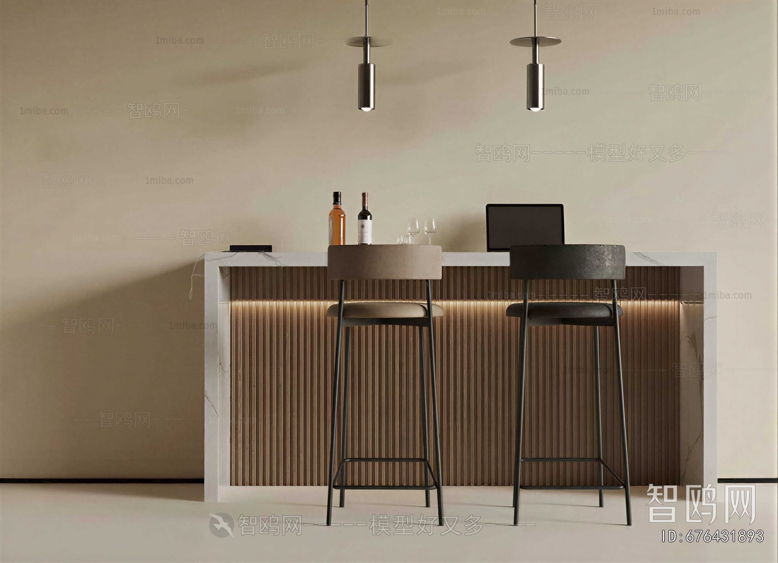 Modern Counter Bar