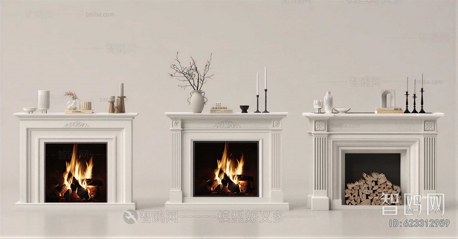 French Style Fireplace