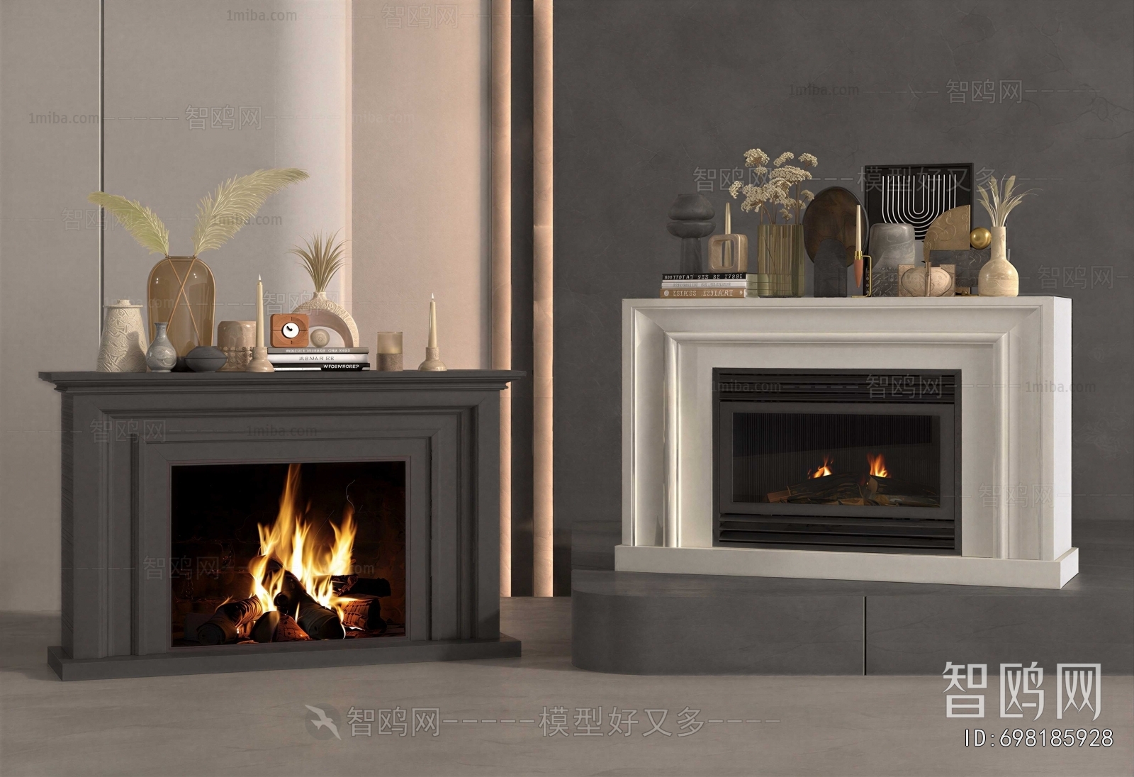 French Style Fireplace