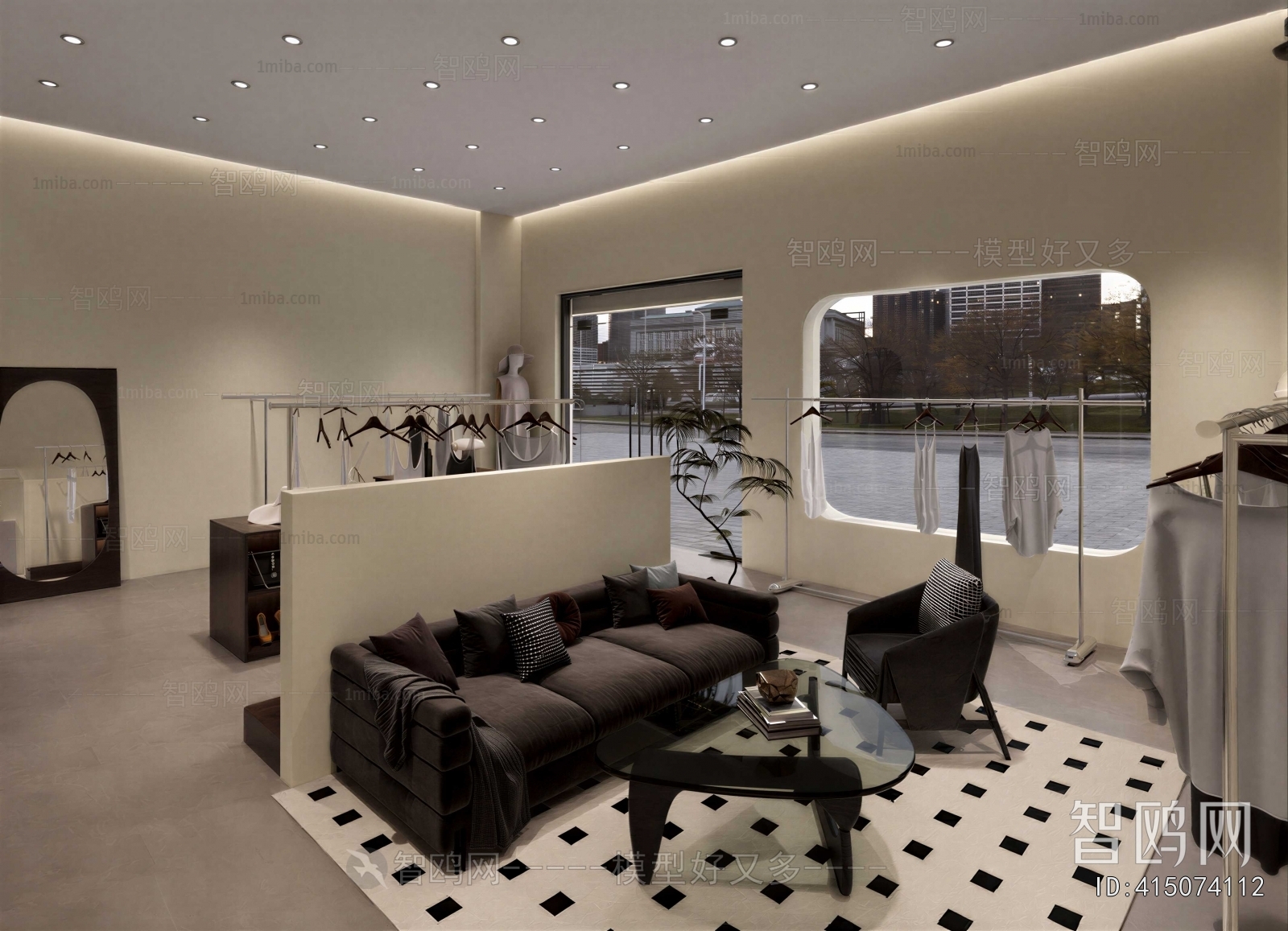 Modern Clothing Store