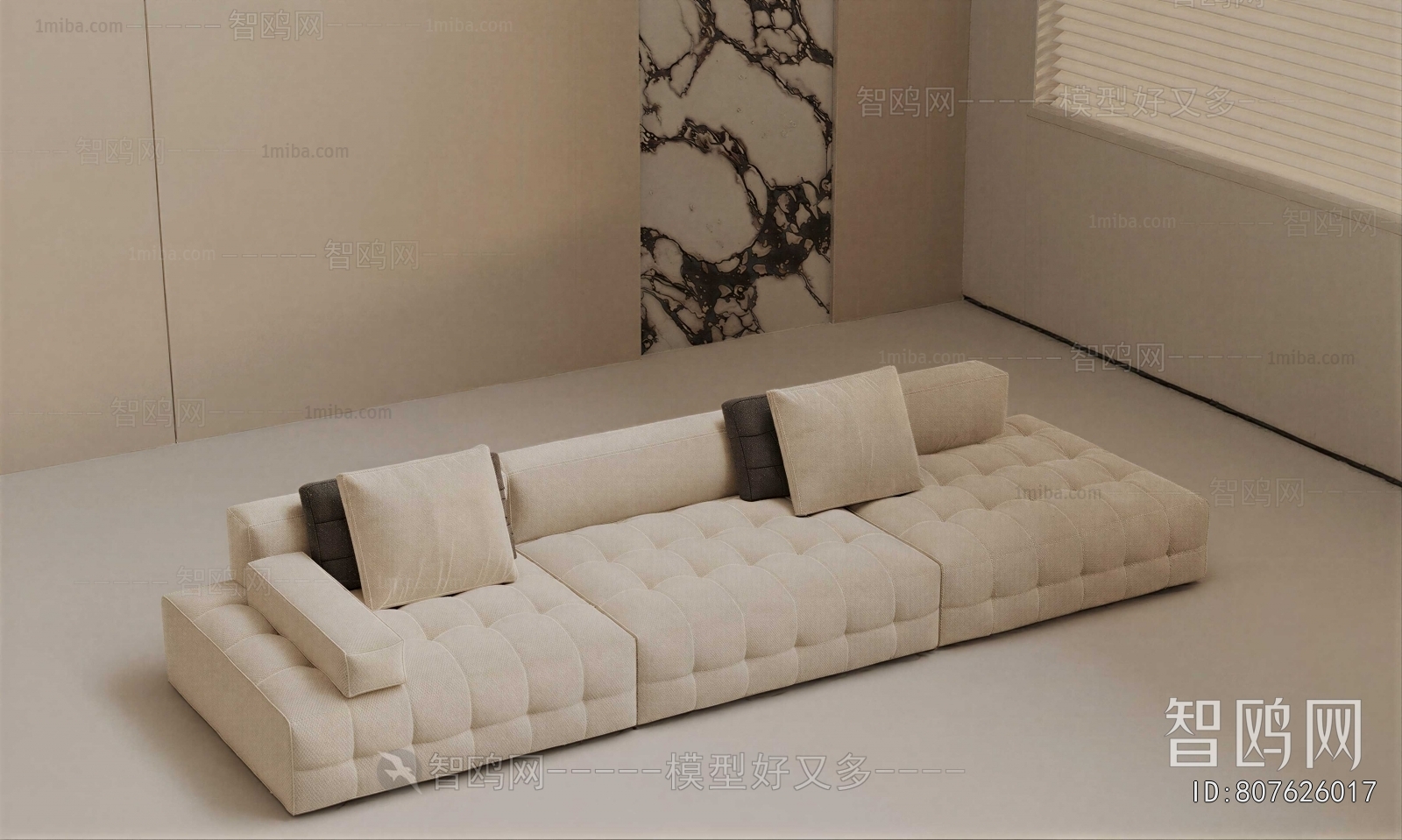 Modern Three-seat Sofa