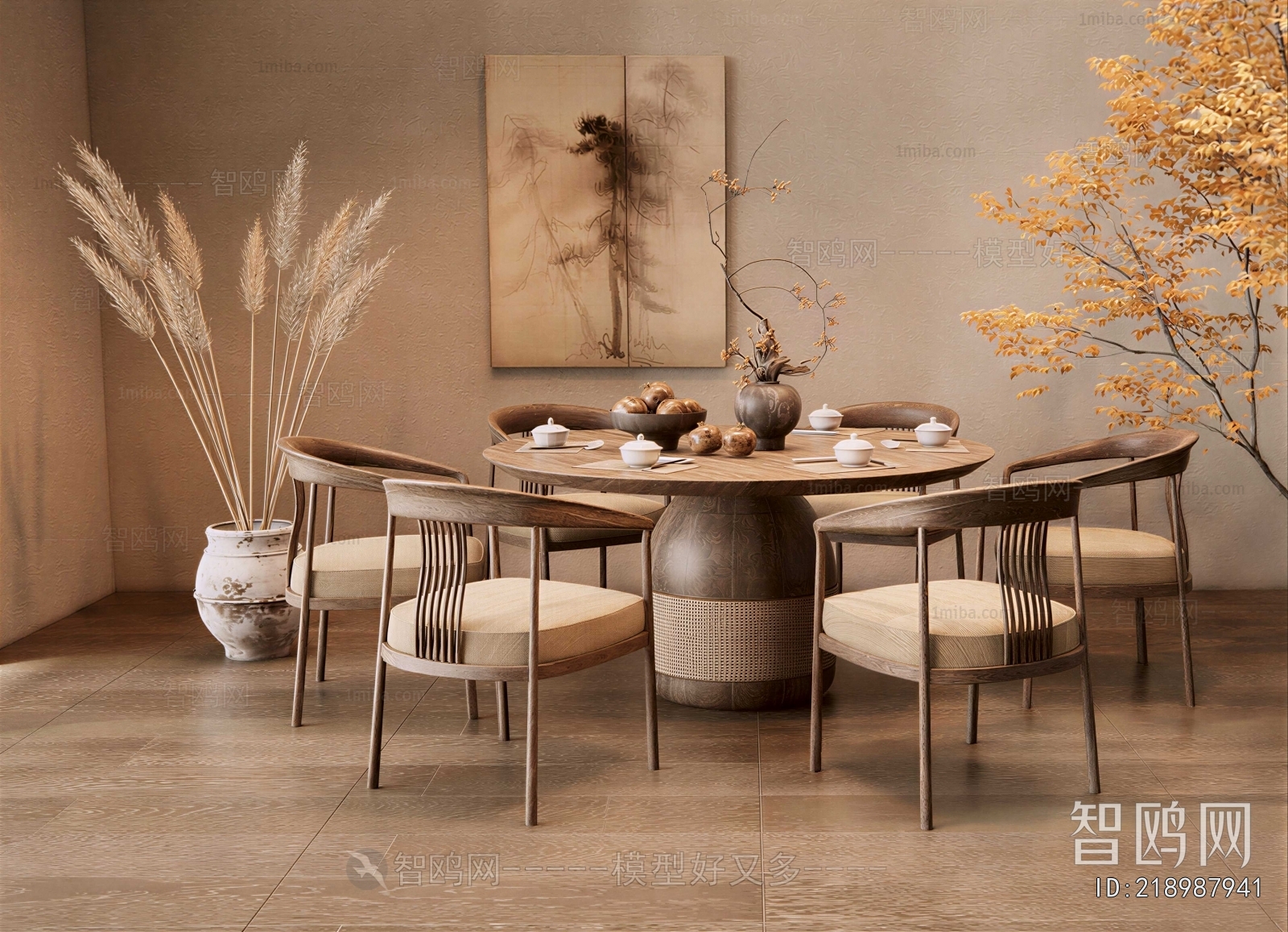 New Chinese Style Dining Table And Chairs