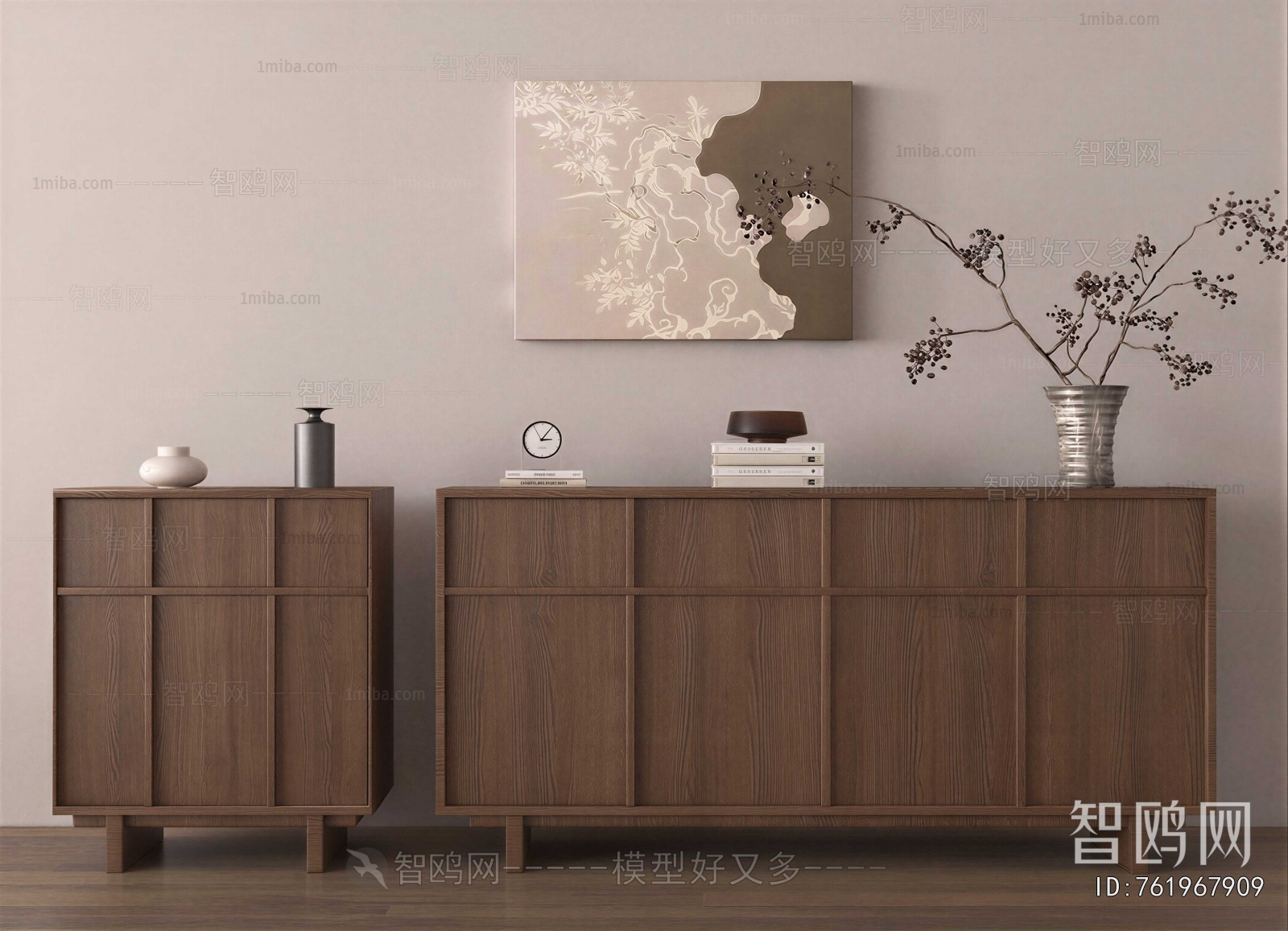 Wabi-sabi Style Entrance Cabinet