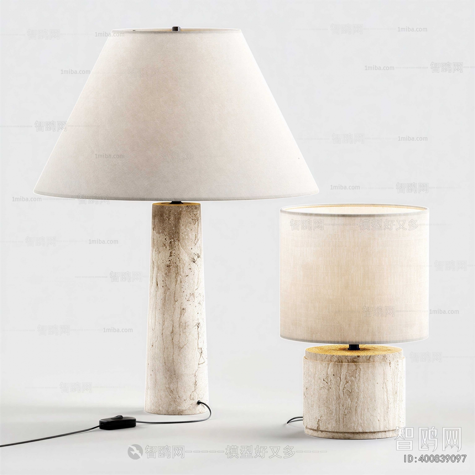 Wabi-sabi Style Table Lamp