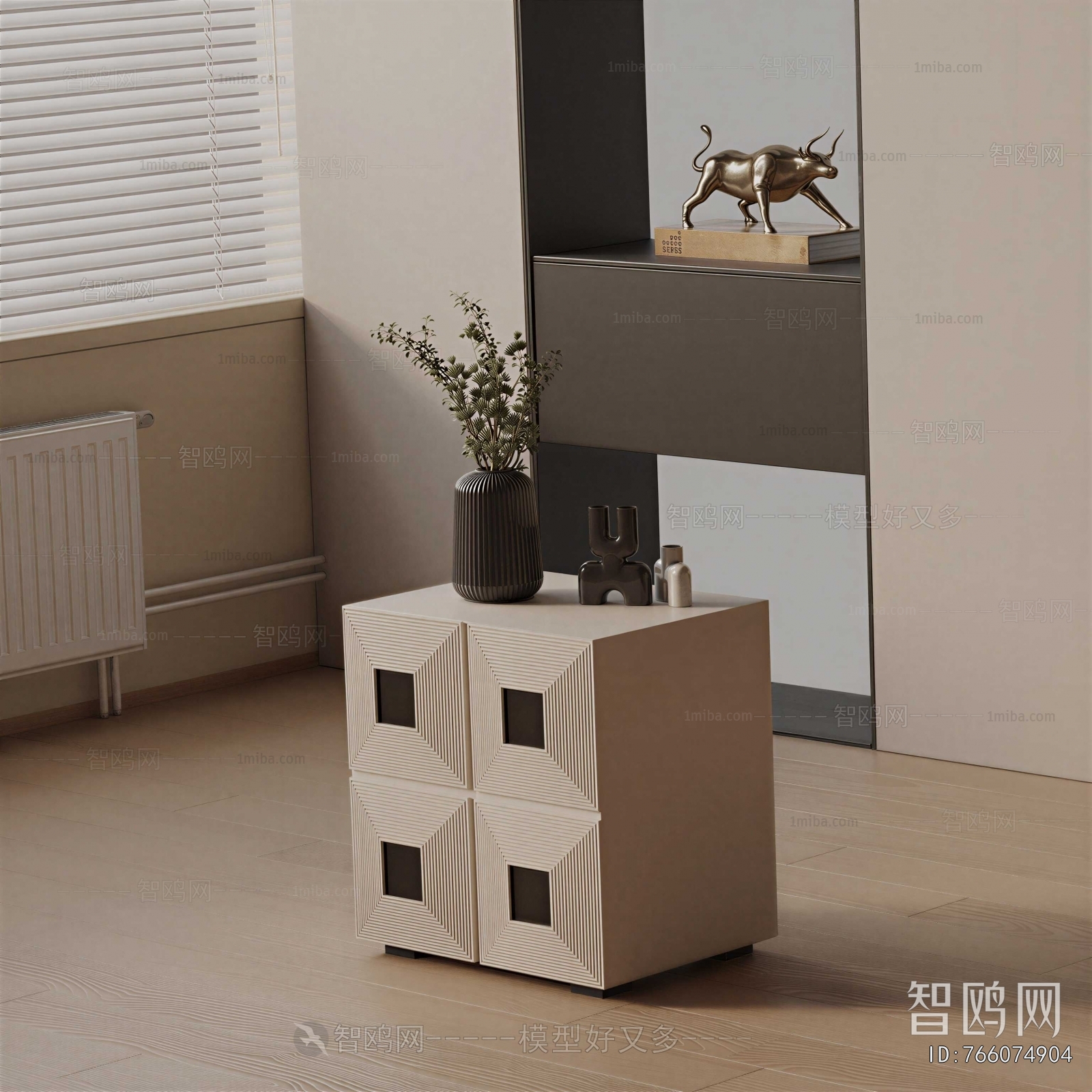 Modern Bedside Cupboard