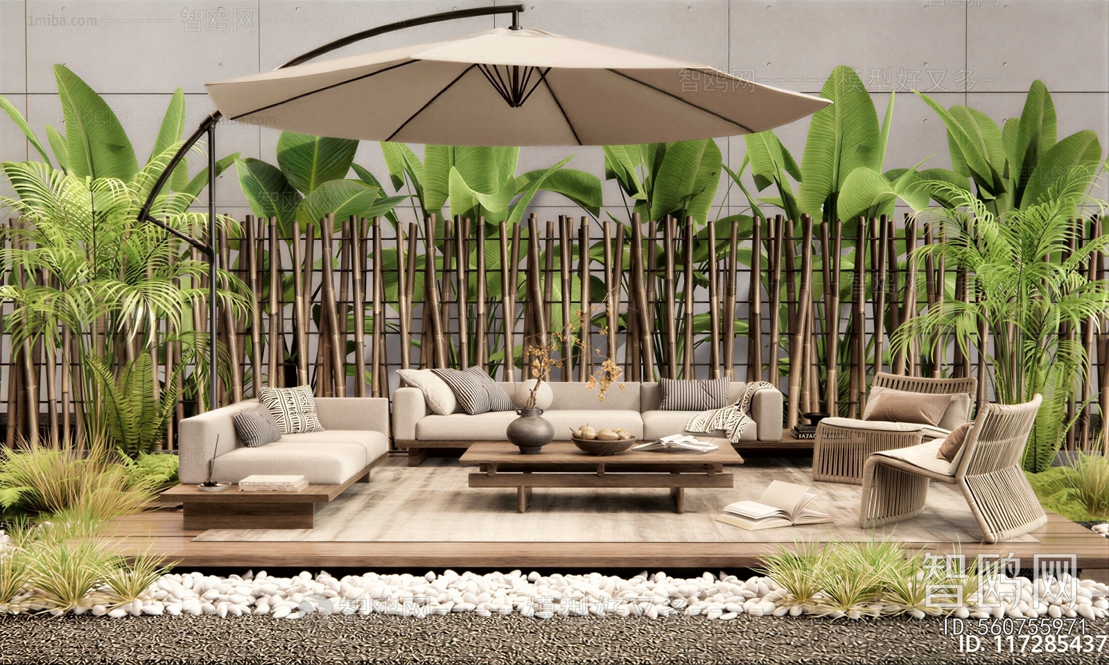 Modern Courtyard/landscape