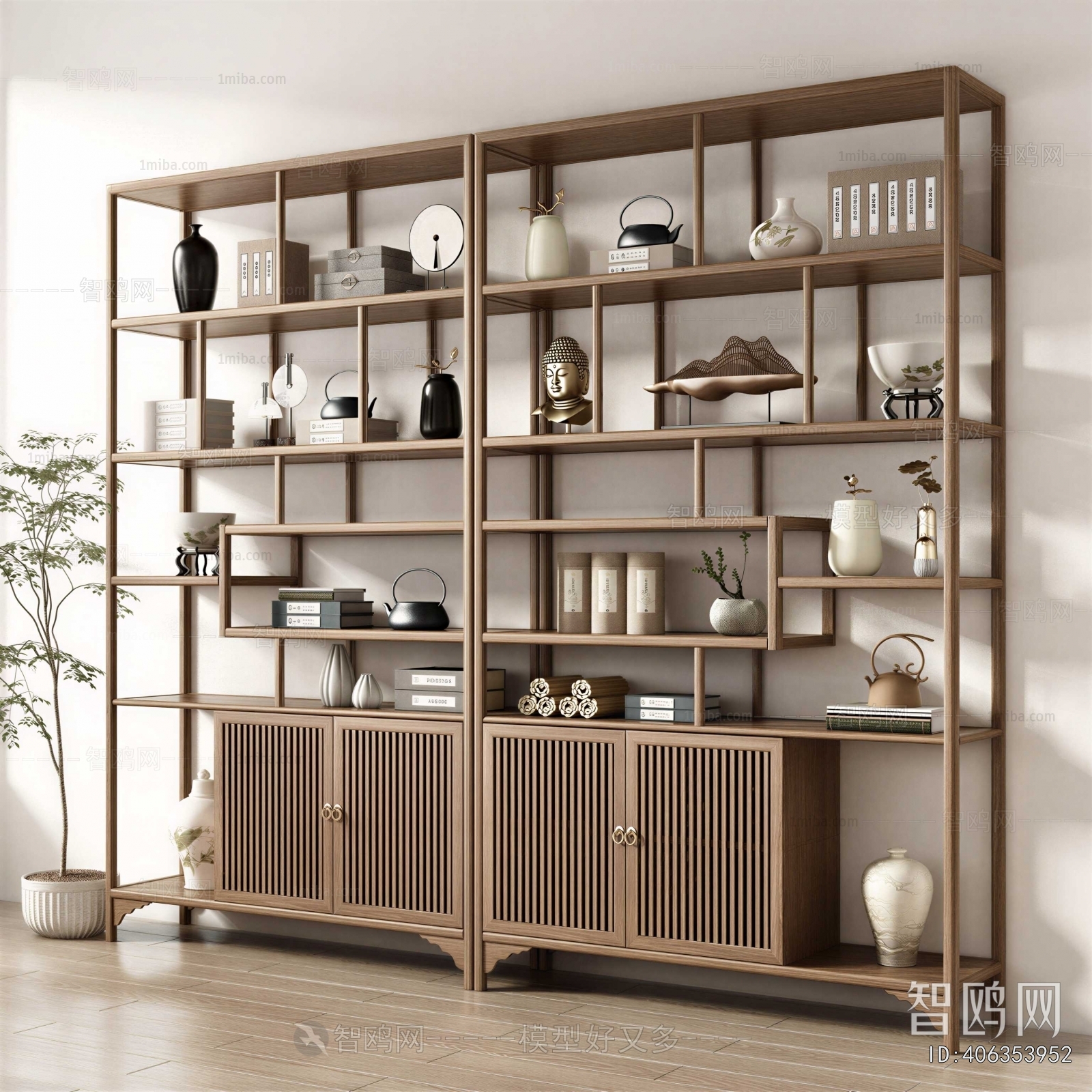 New Chinese Style Antique Rack