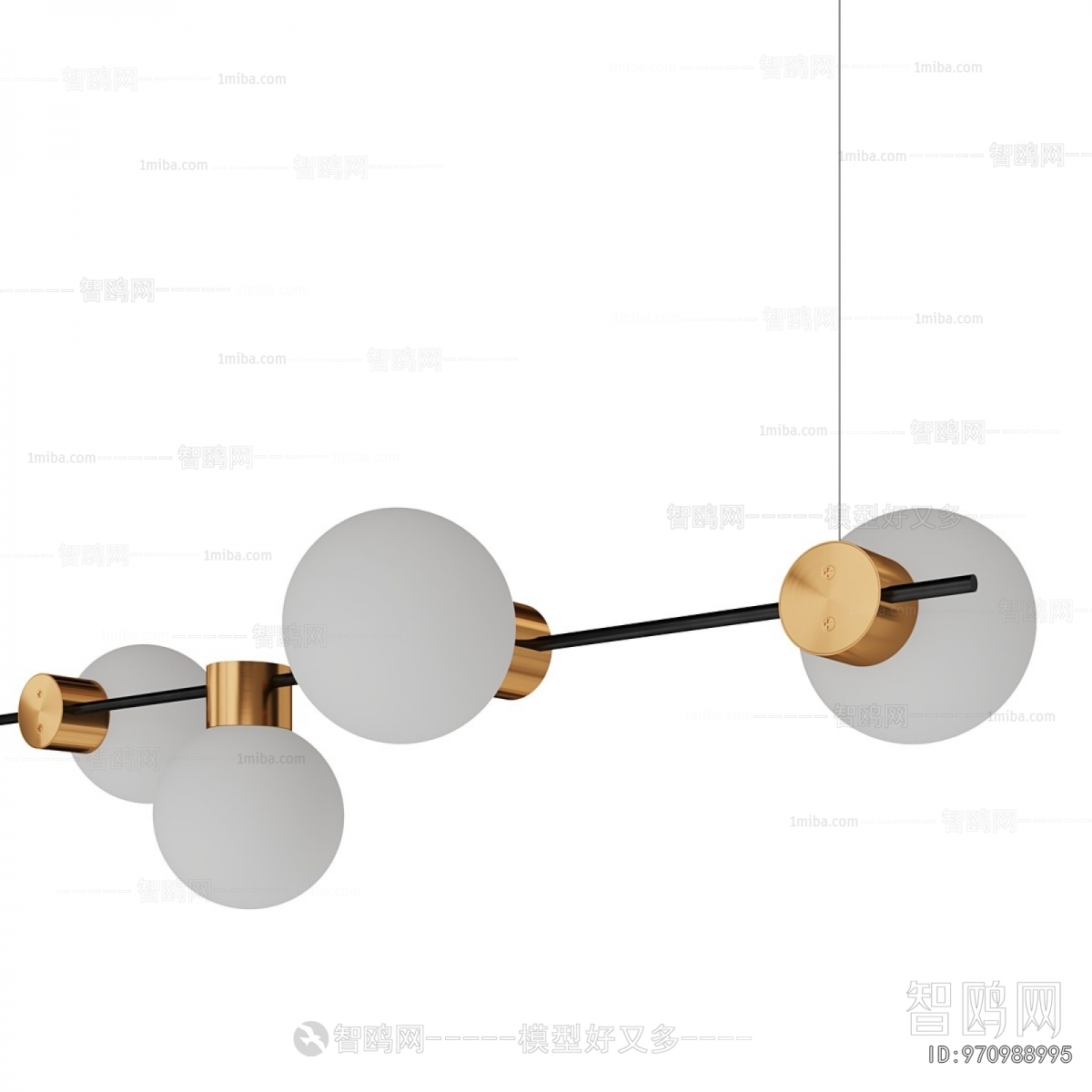 Modern Long Chandelier