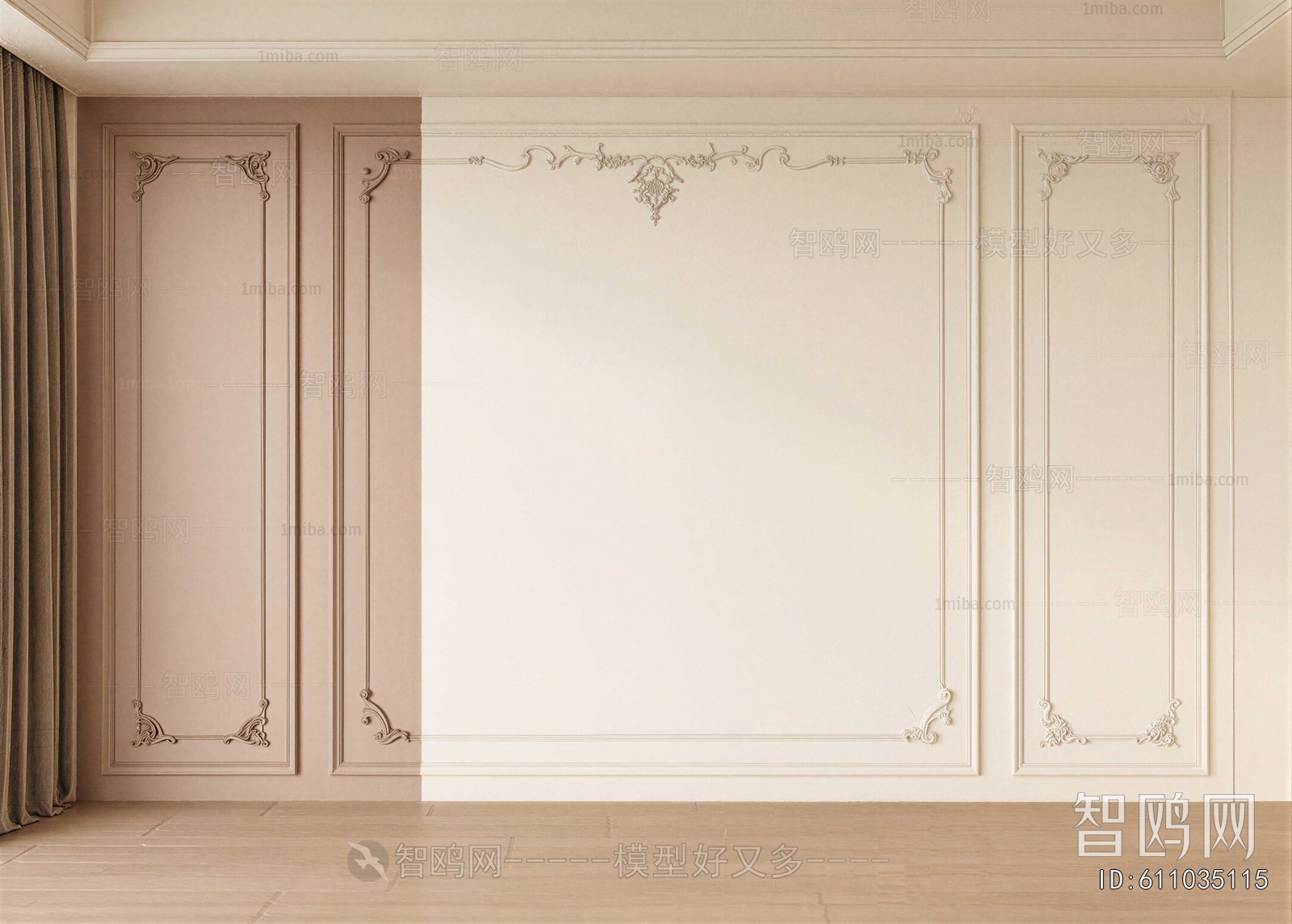 French Style TV Wall