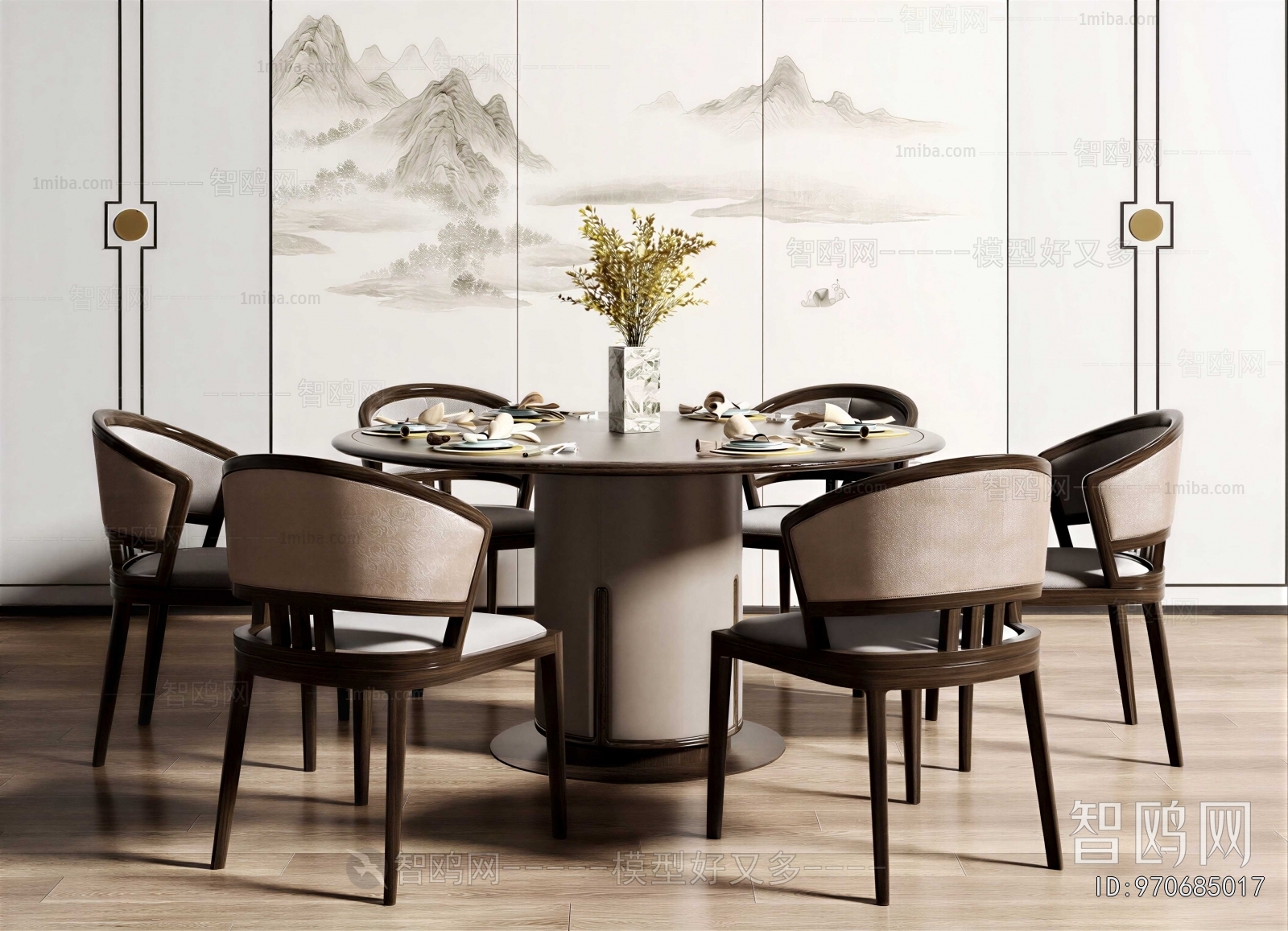 New Chinese Style Dining Table And Chairs