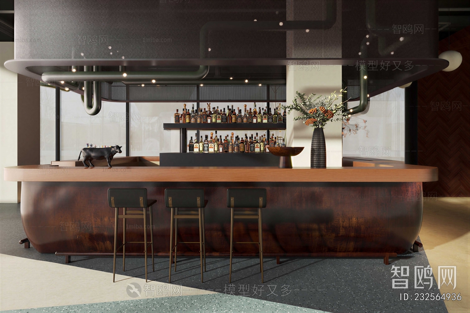 Modern Counter Bar