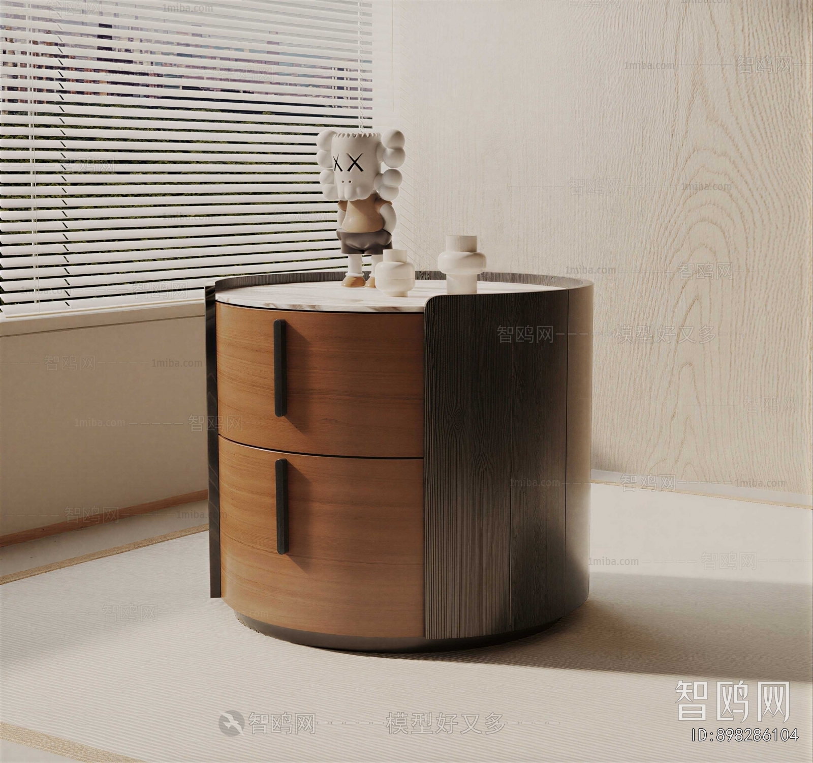 Modern Bedside Cupboard