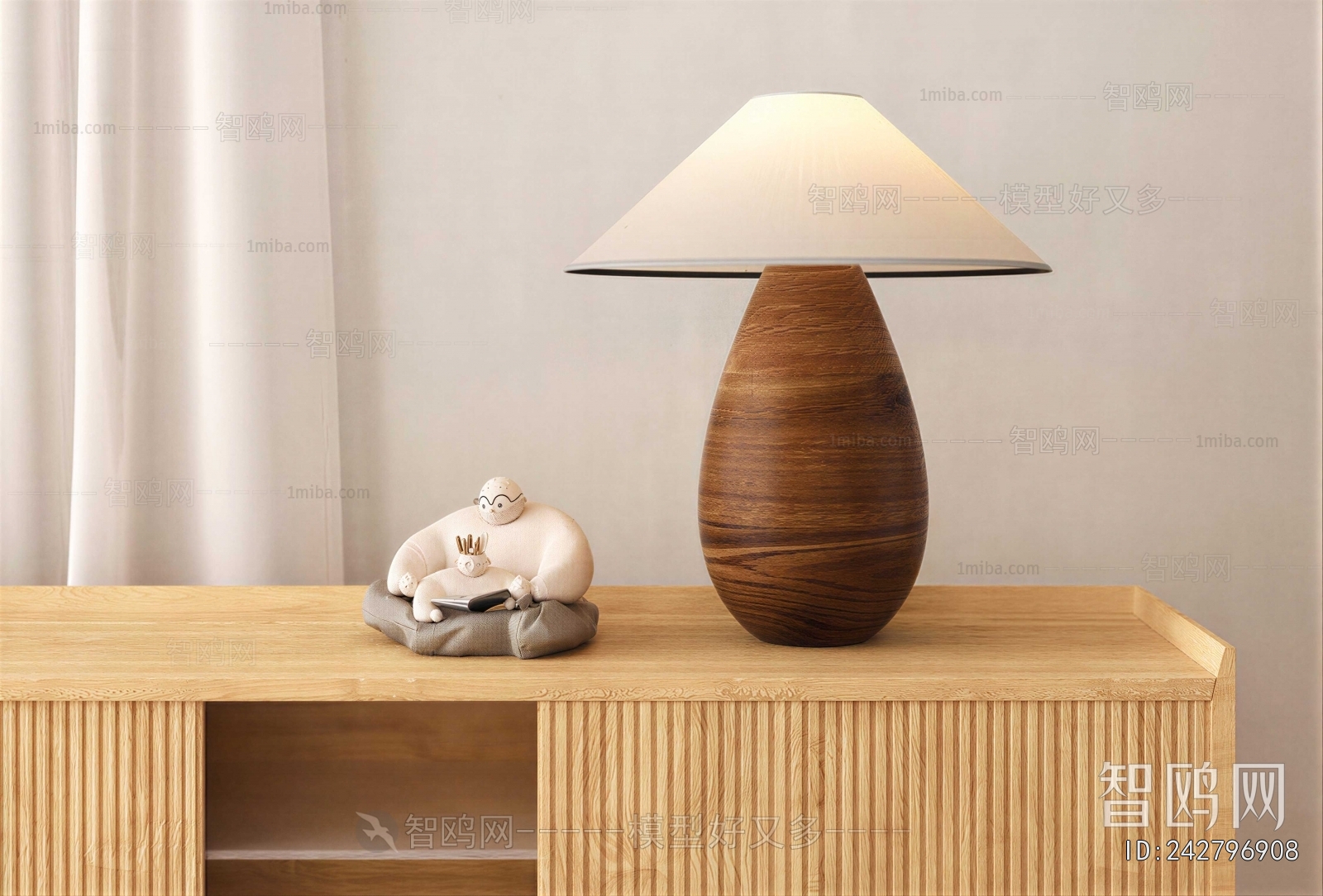 Wabi-sabi Style Table Lamp
