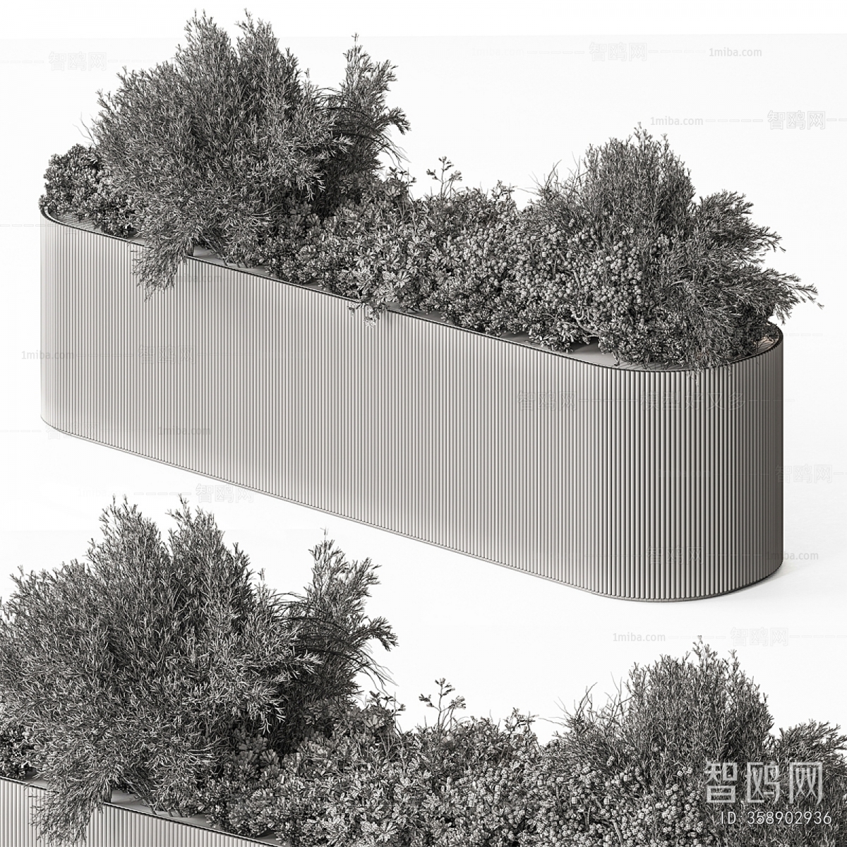 Modern Flower Bed, Flower Bowl, Flower Box