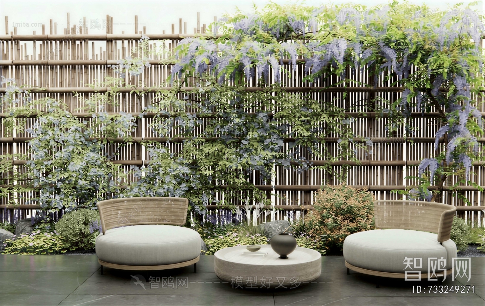 Modern Courtyard/landscape