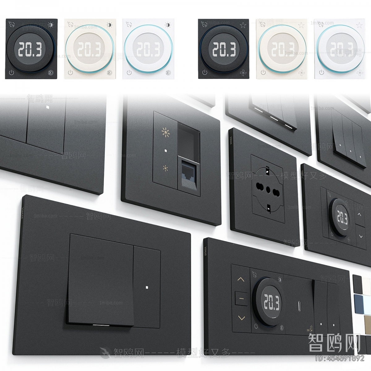 Modern Switch Socket Panel