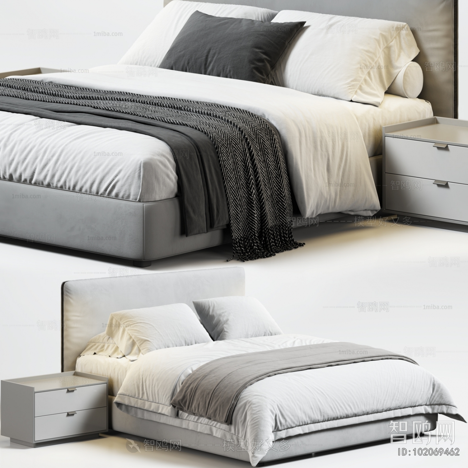 Modern Double Bed