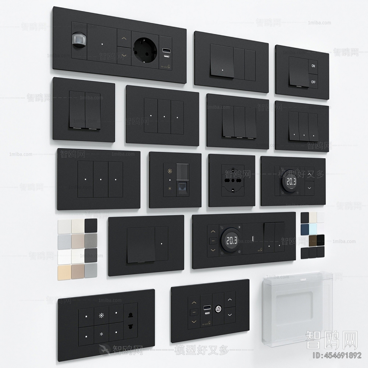 Modern Switch Socket Panel
