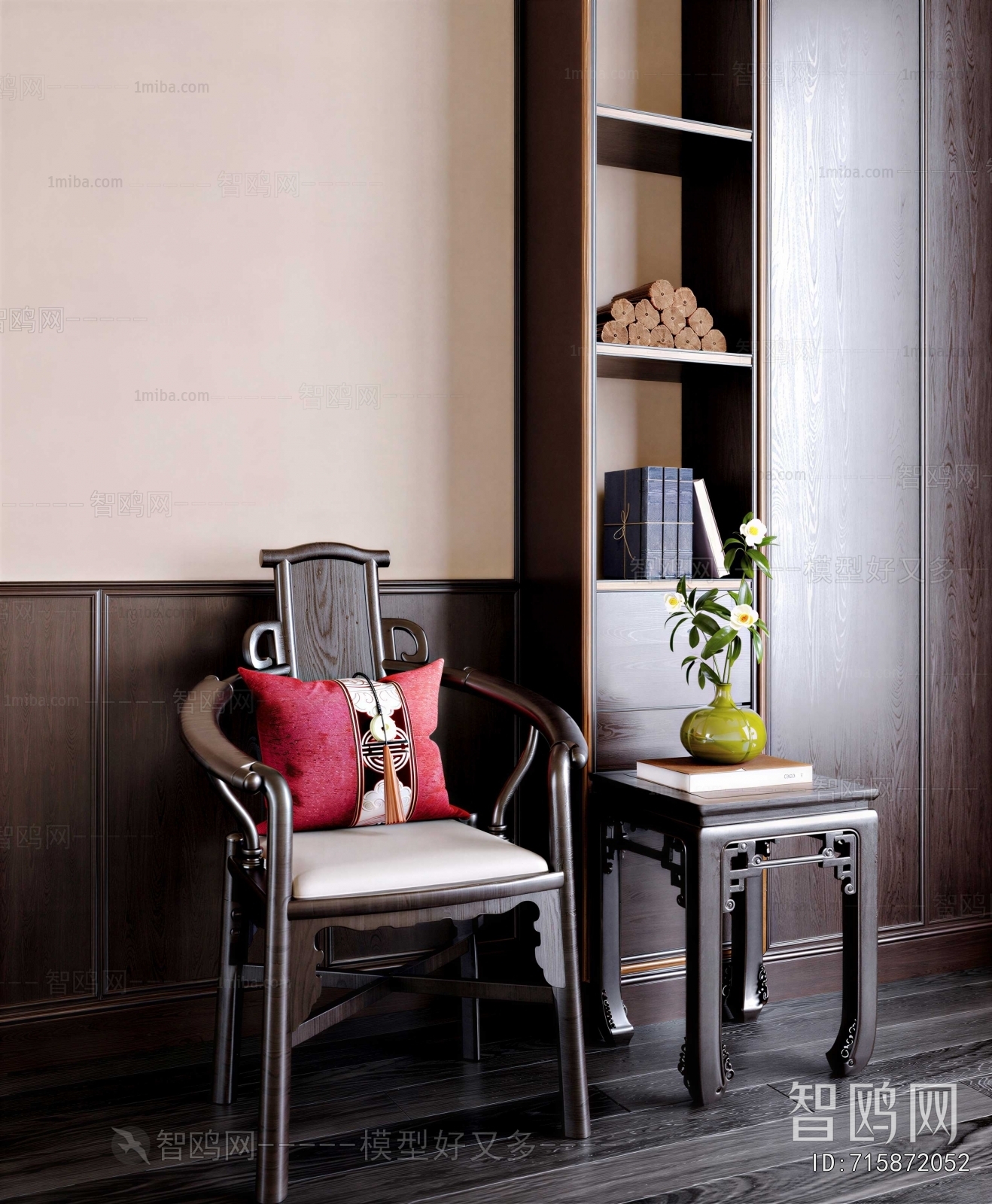 New Chinese Style Lounge Chair