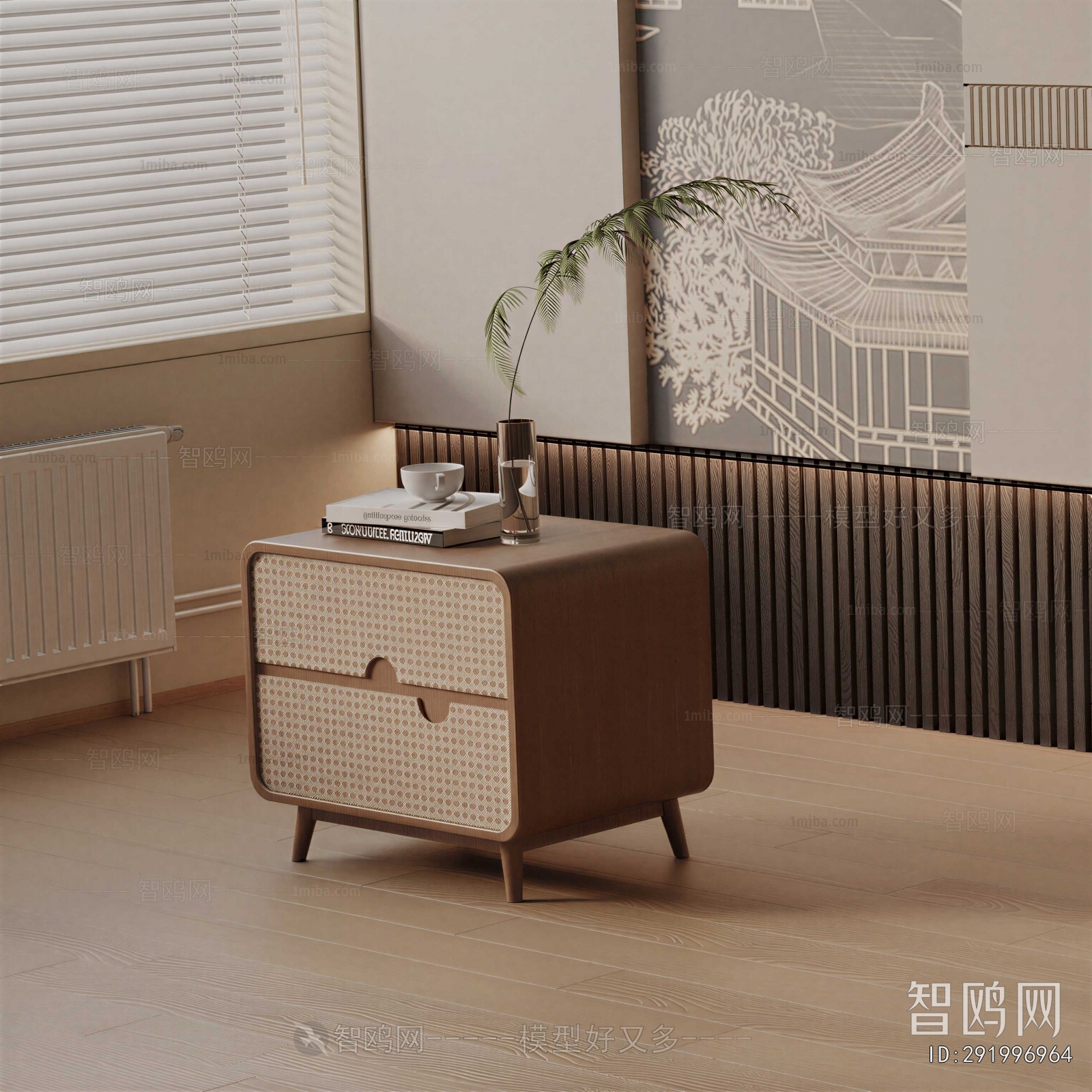 Modern Bedside Cupboard