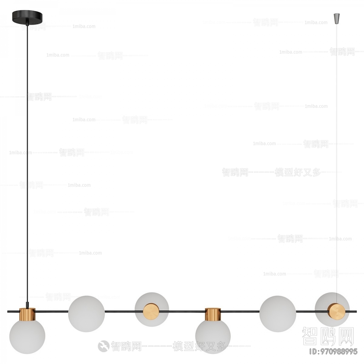 Modern Long Chandelier