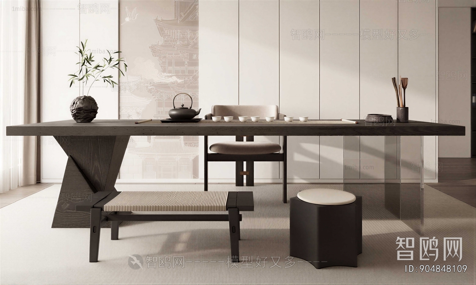 New Chinese Style Tea Tables And Chairs