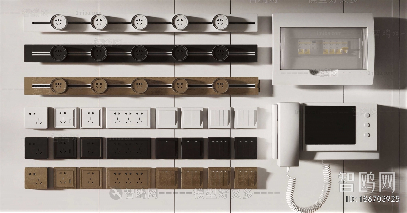 Modern Switch Socket Panel
