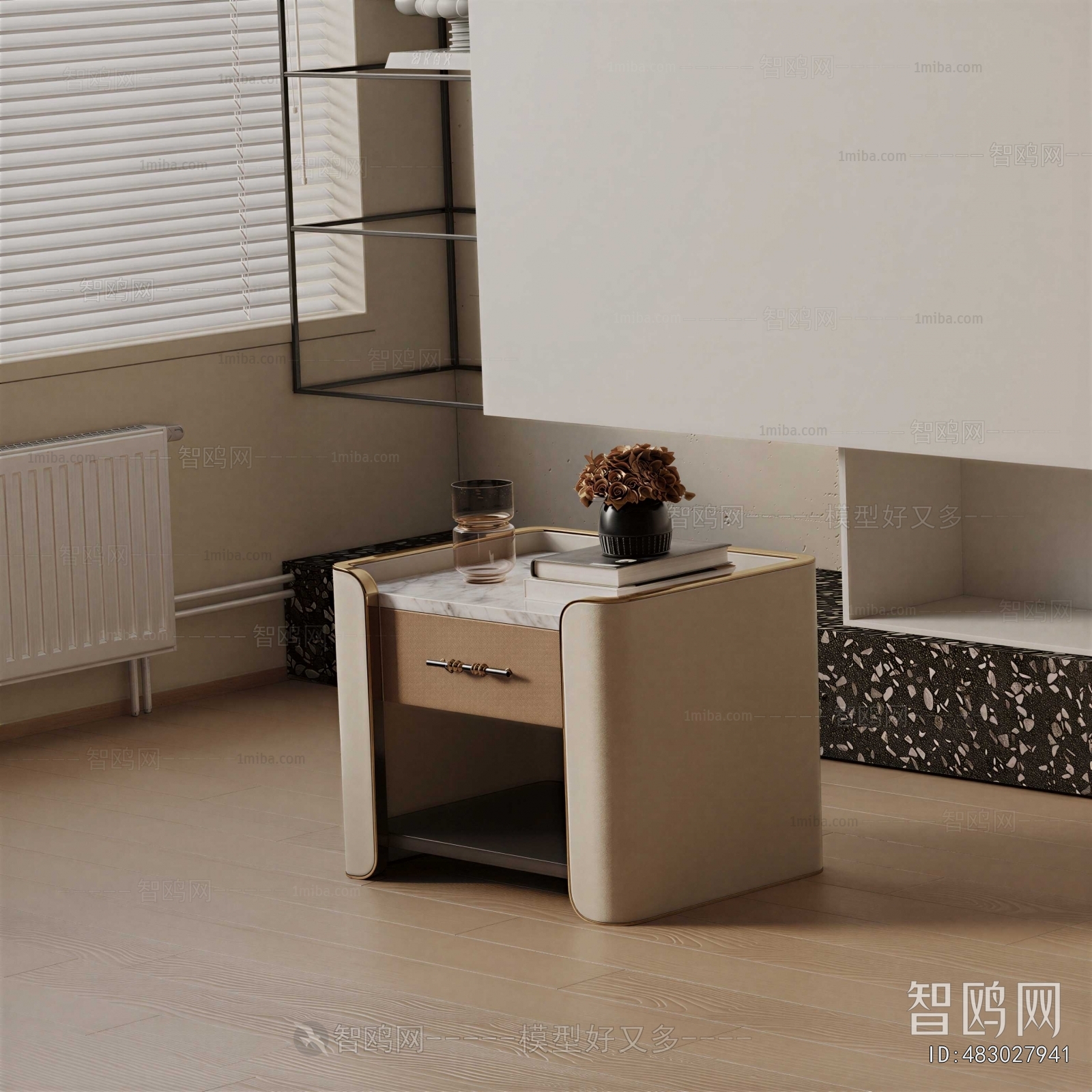 Modern Bedside Cupboard