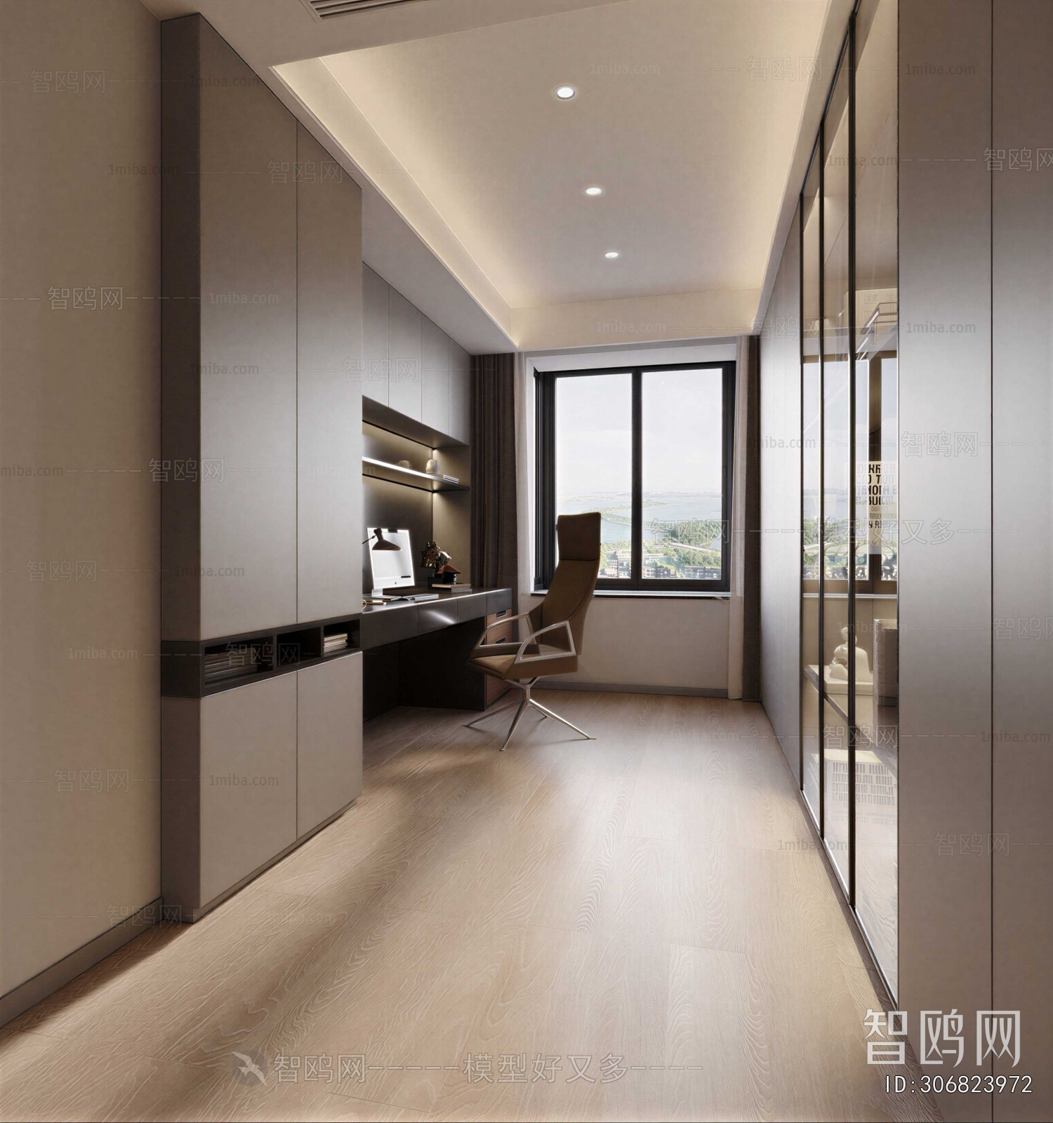 Modern Clothes Storage Area