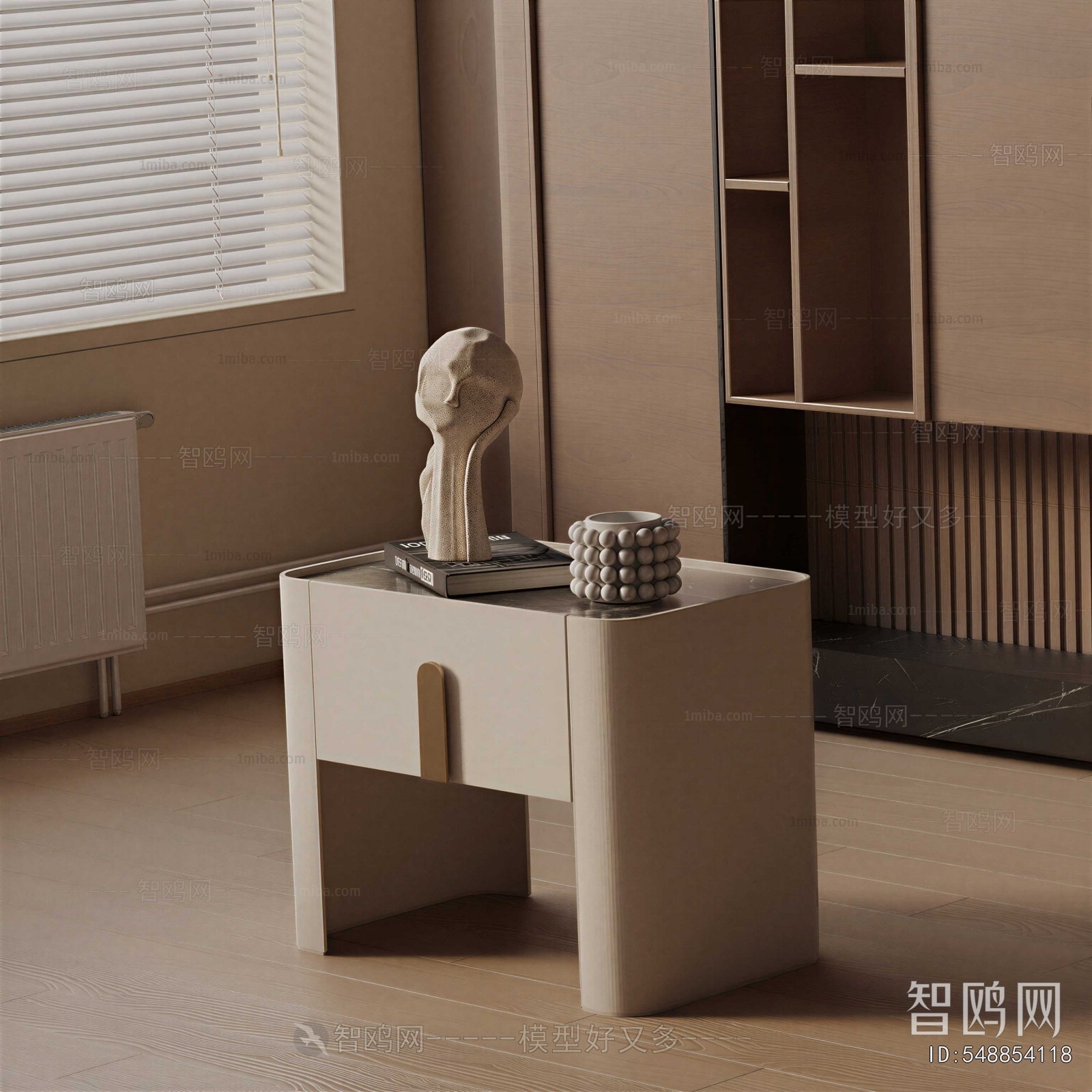 Modern Bedside Cupboard