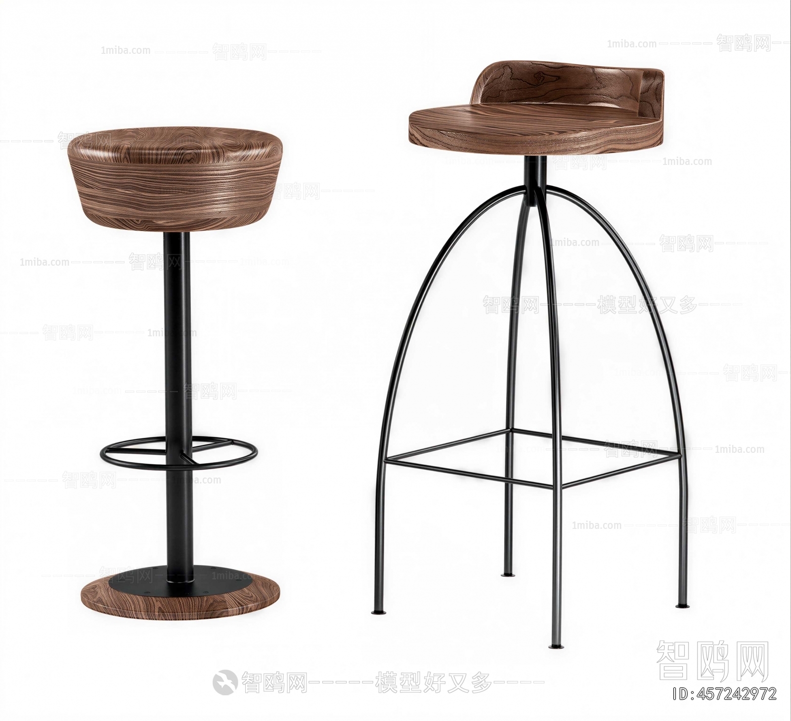 Industrial Style Bar Stool
