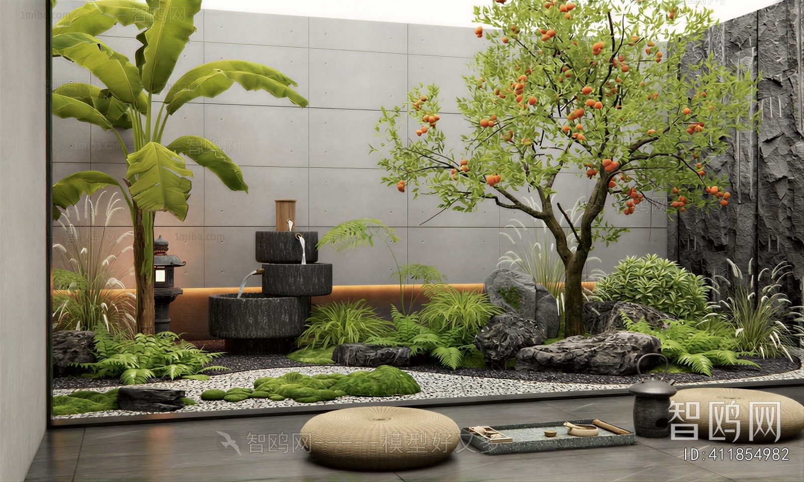 Japanese Style Courtyard/landscape