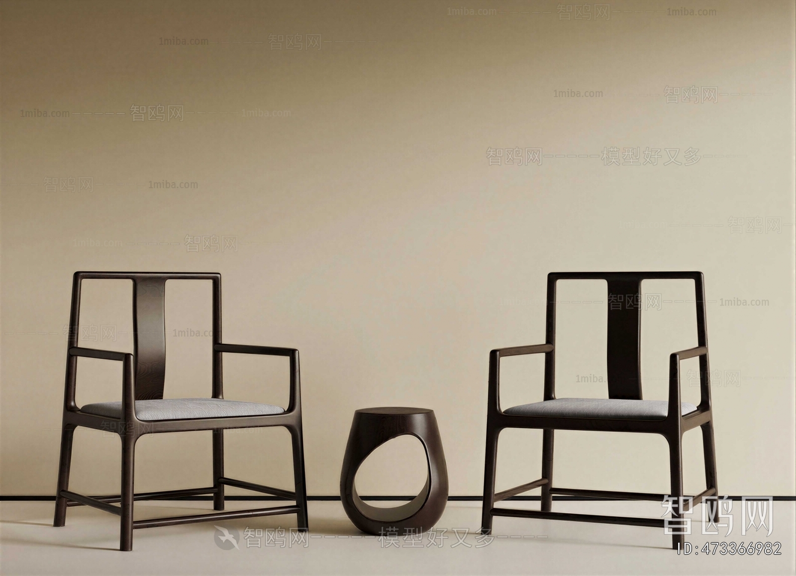 New Chinese Style Lounge Chair