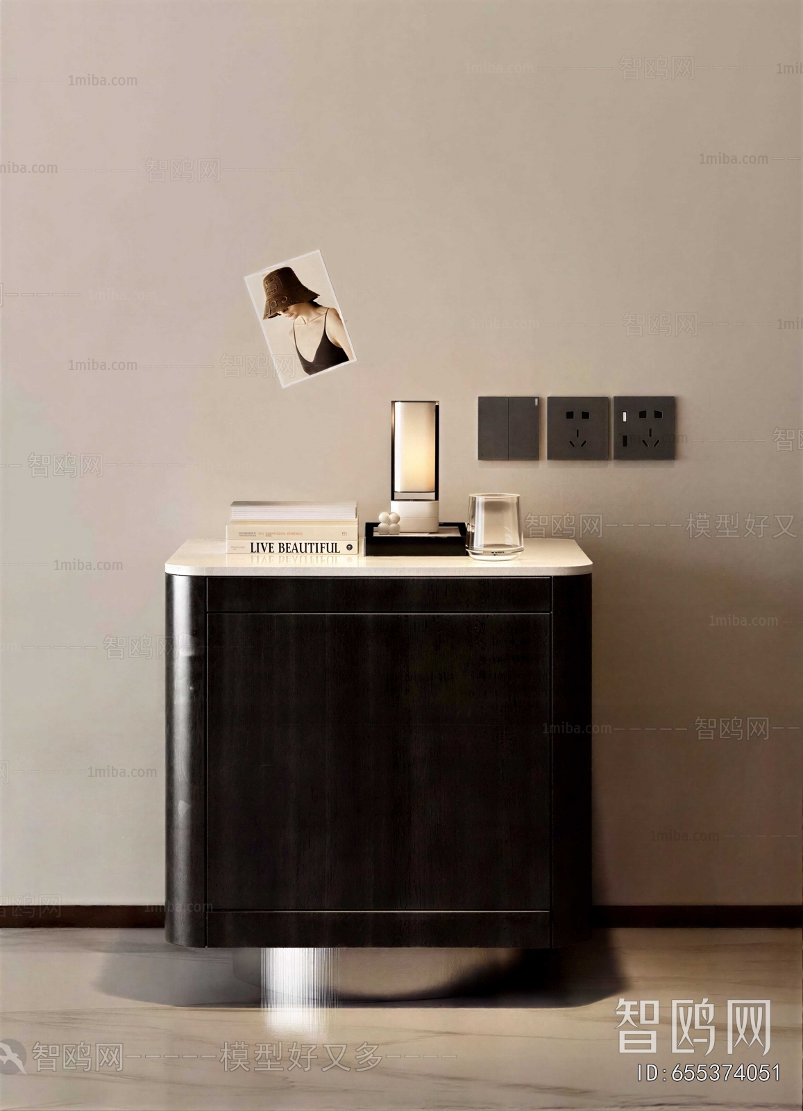 Modern Bedside Cupboard