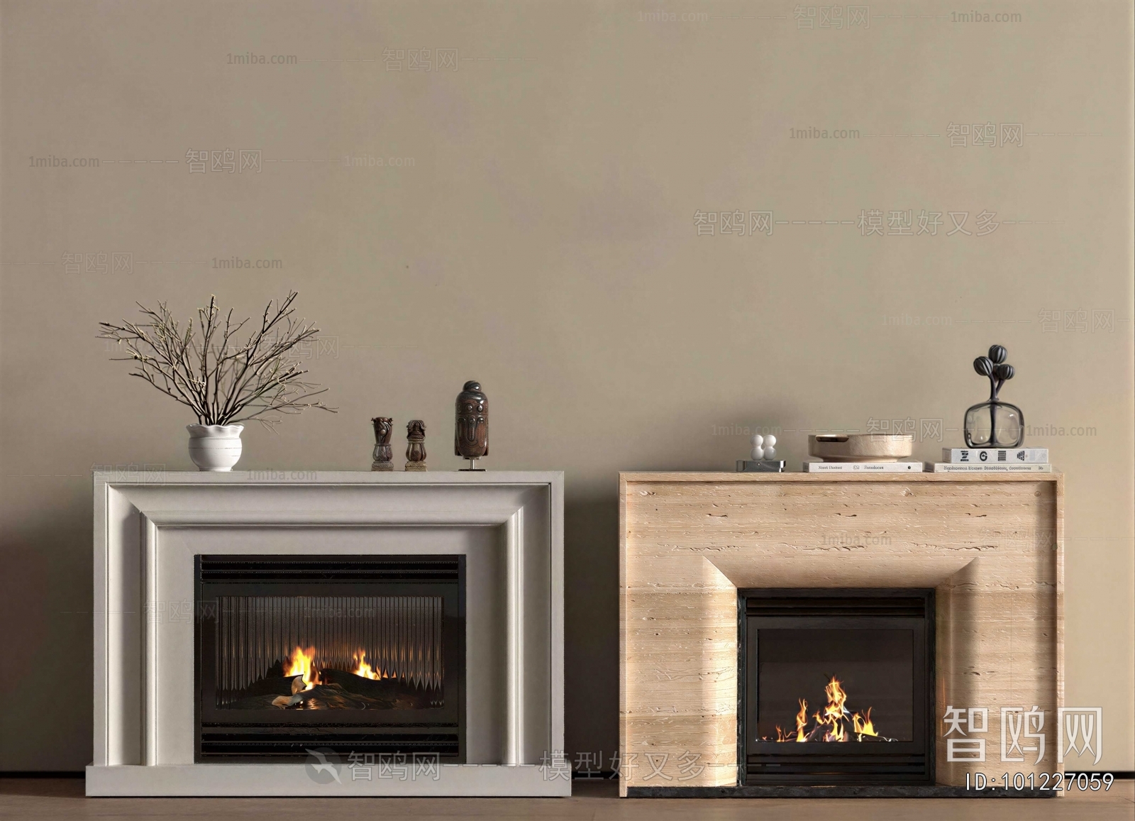 French Style Fireplace