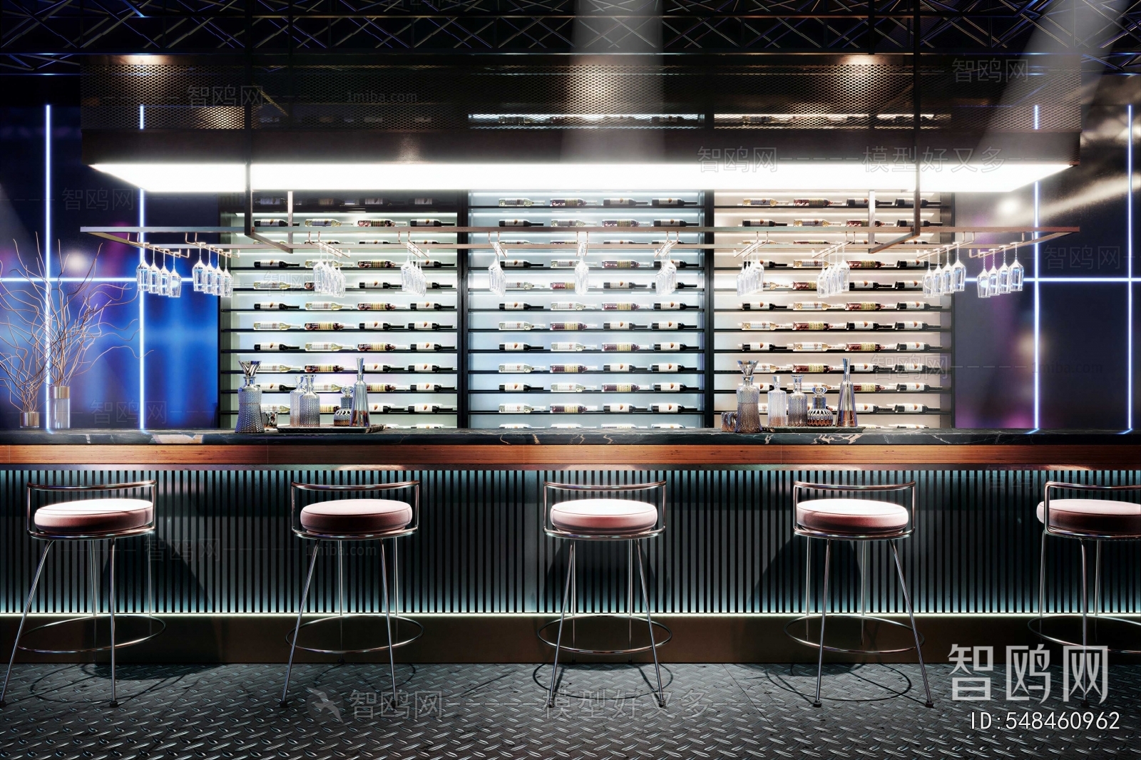 Industrial Style Bar