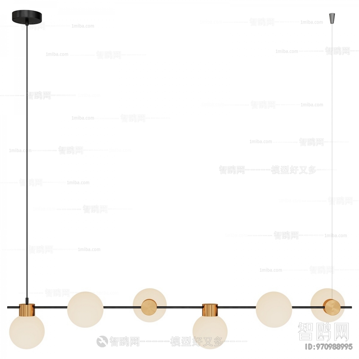 Modern Long Chandelier