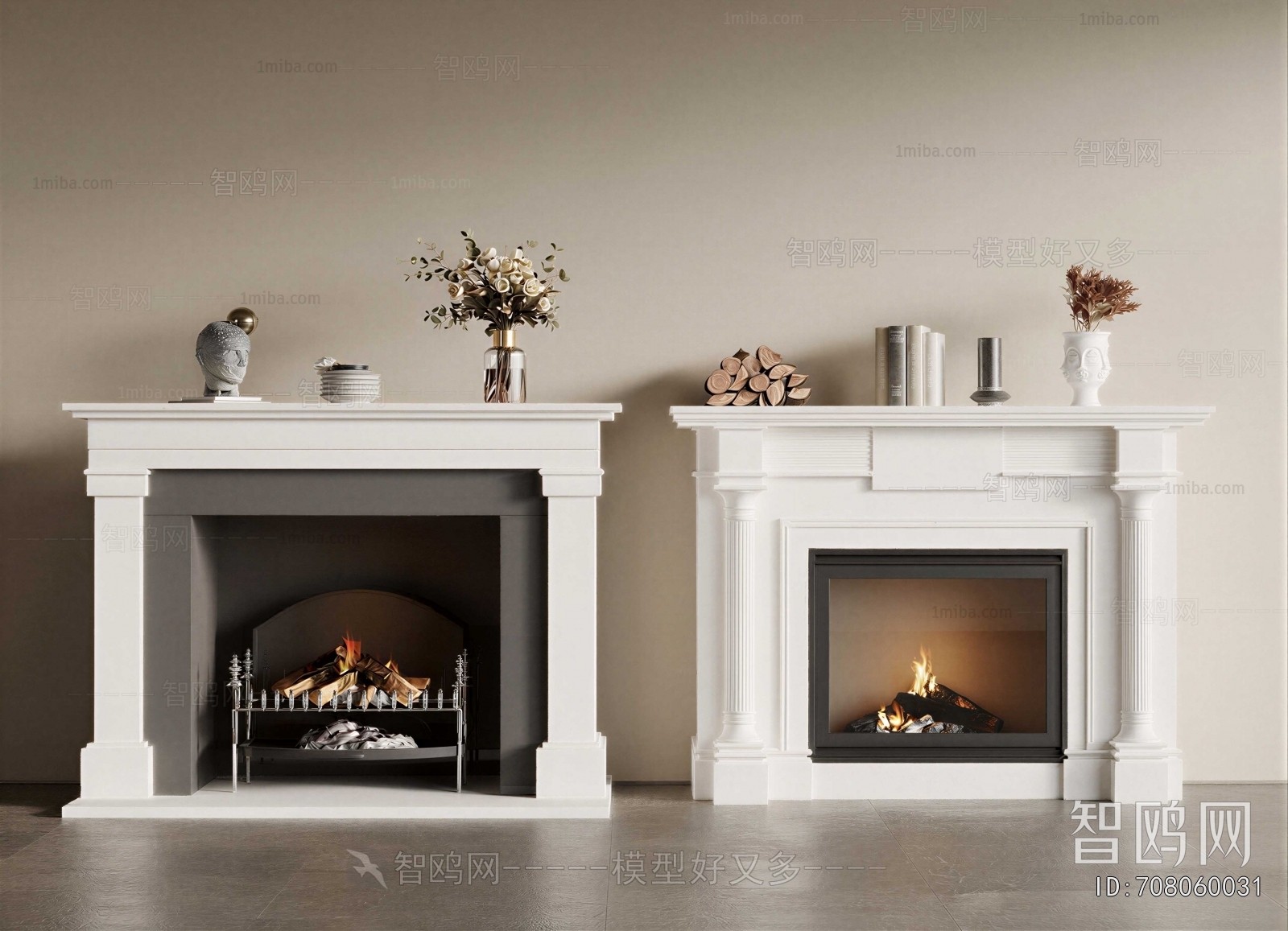 French Style Fireplace