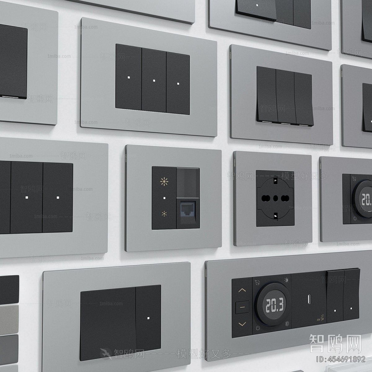 Modern Switch Socket Panel