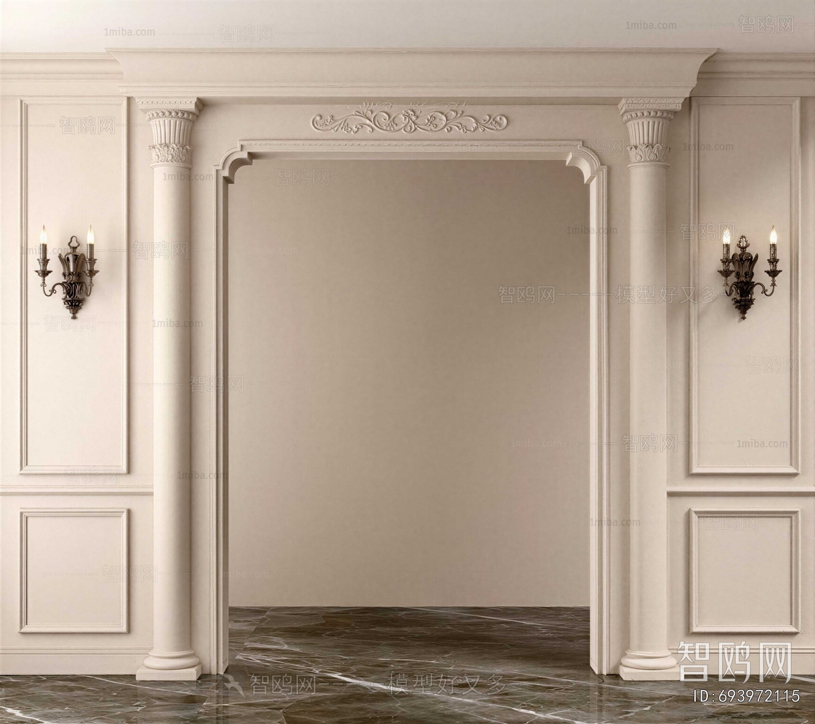 French Style TV Wall