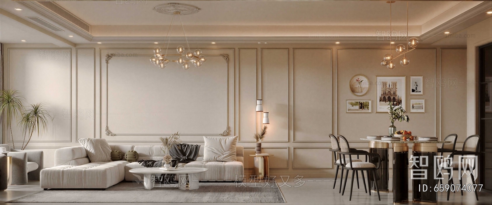 French Style A Living Room