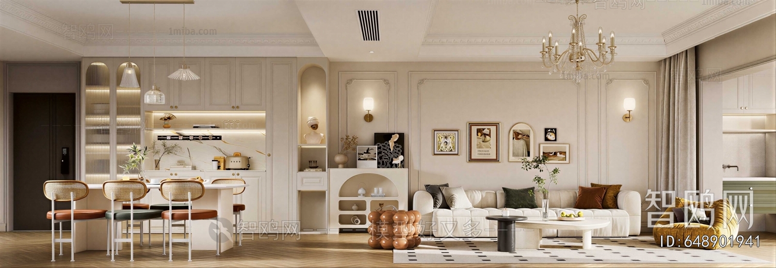 French Style A Living Room