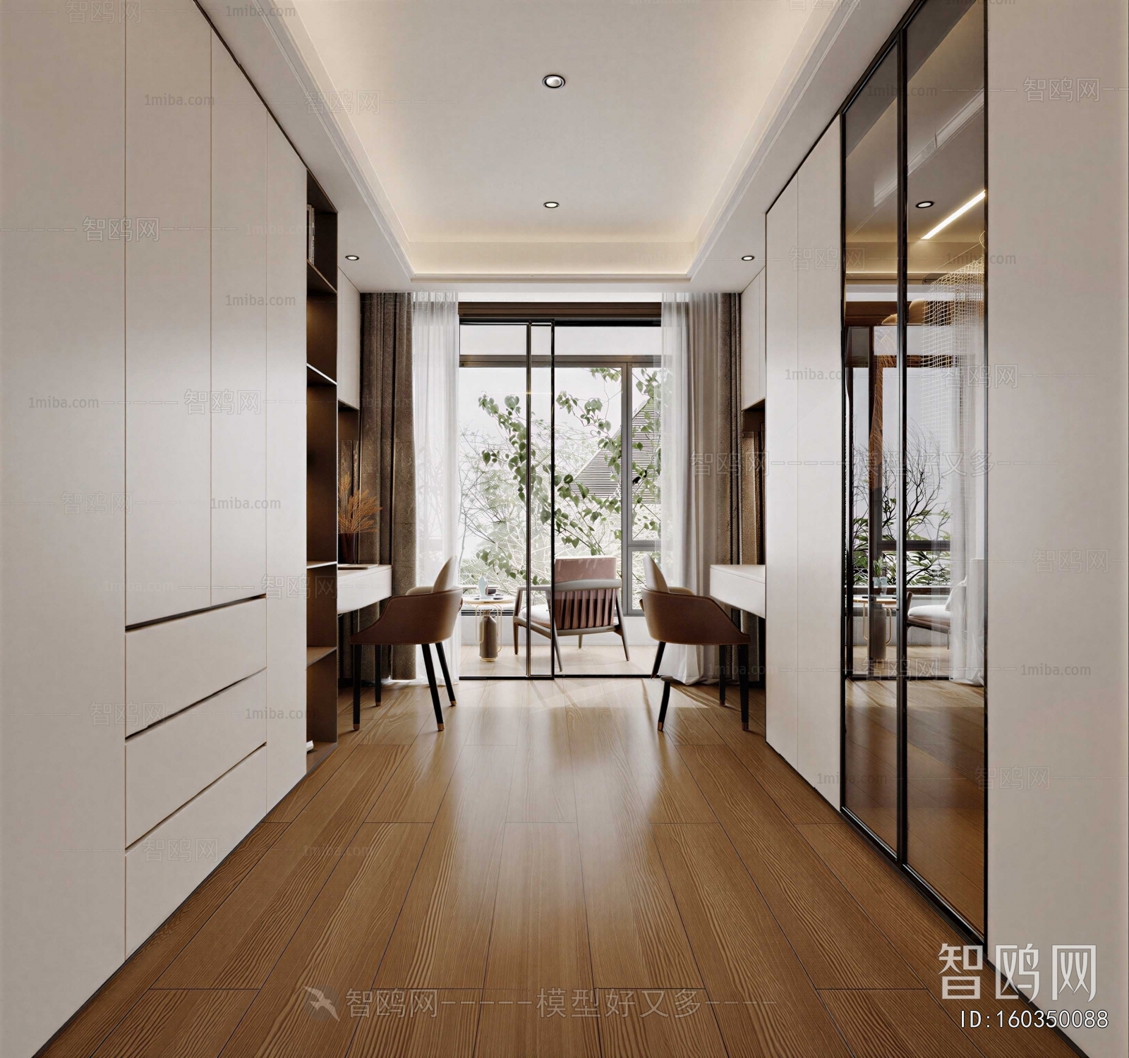 Modern Clothes Storage Area